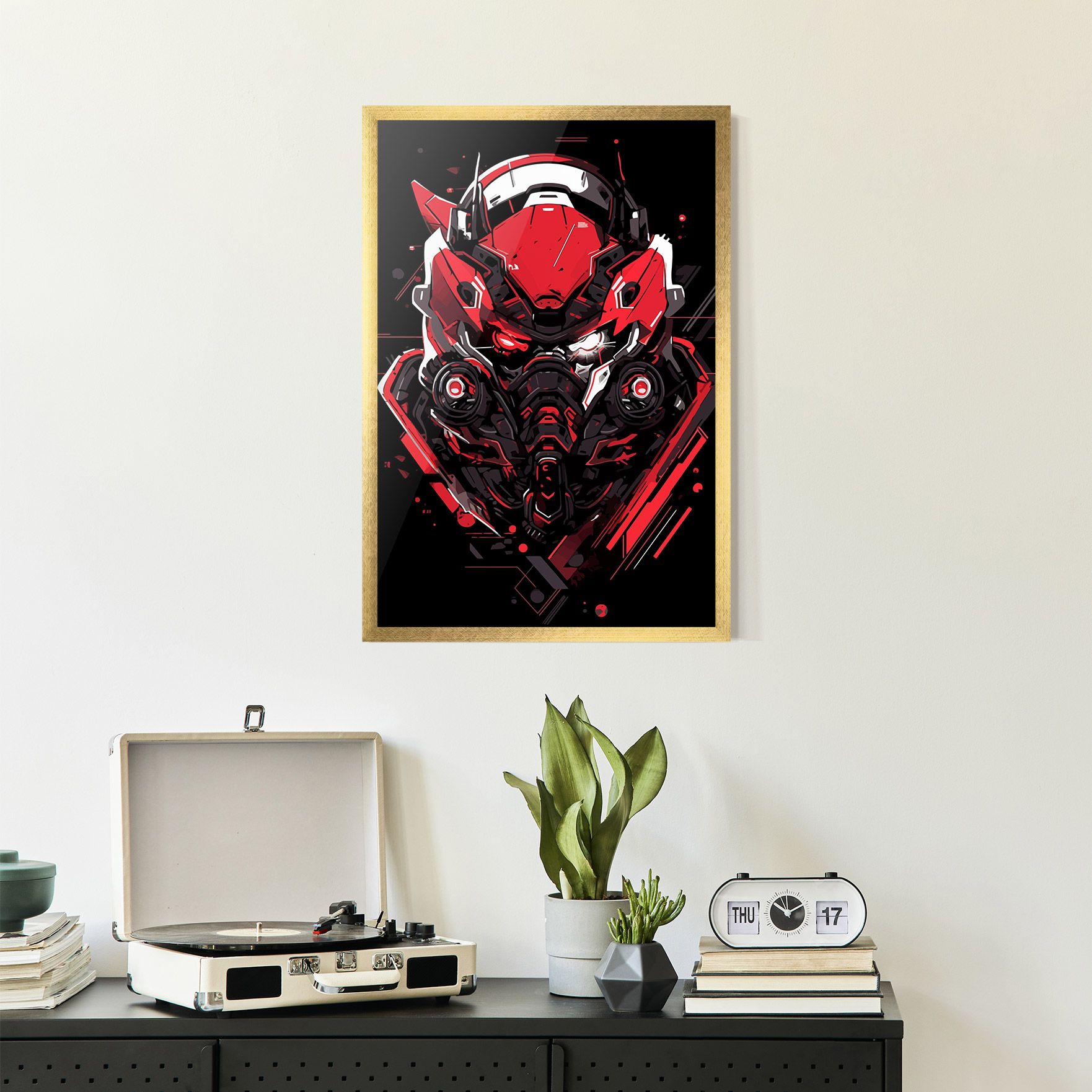 Red Robot Art mockup 2