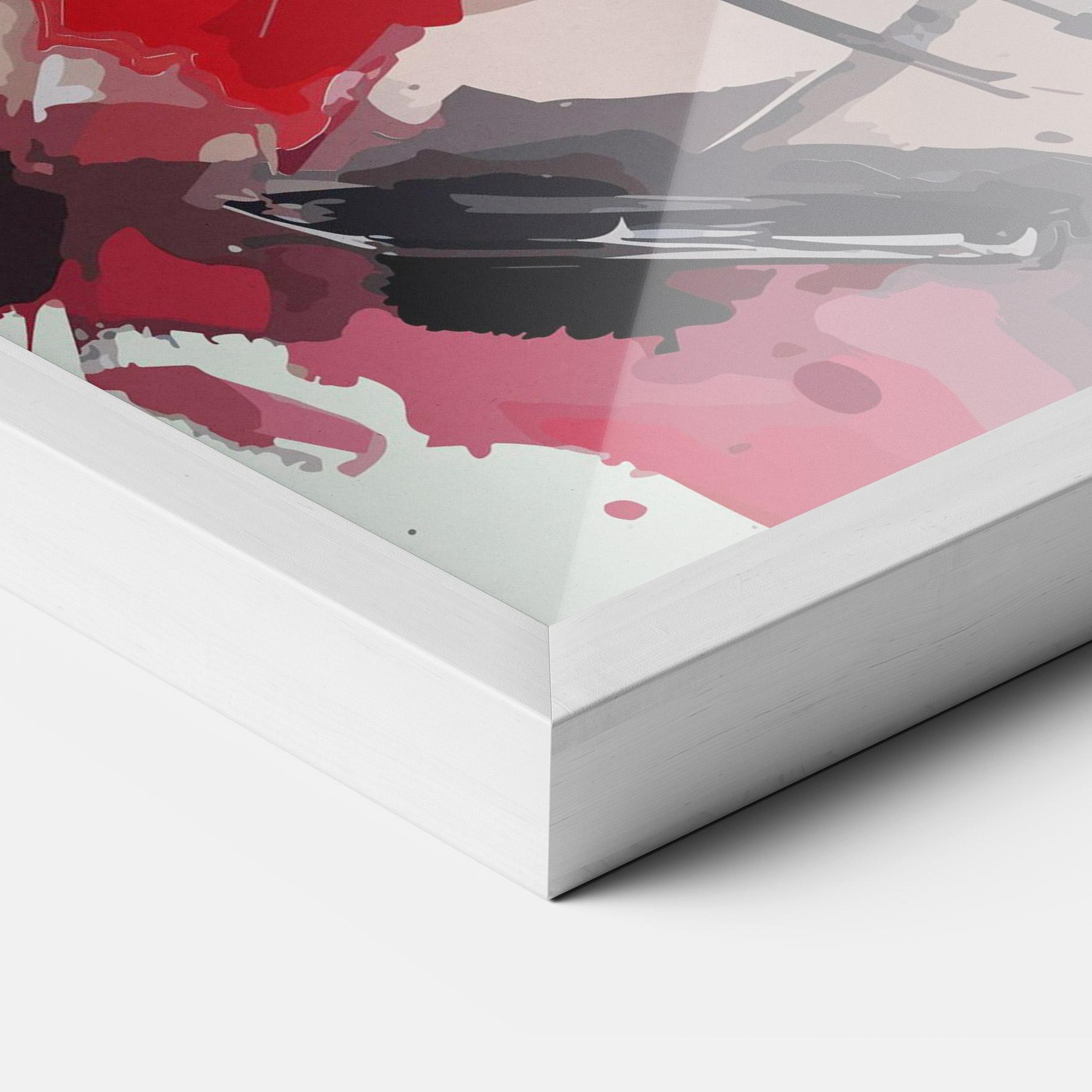 Gerahmte Poster Art Harley Quin mockup 3