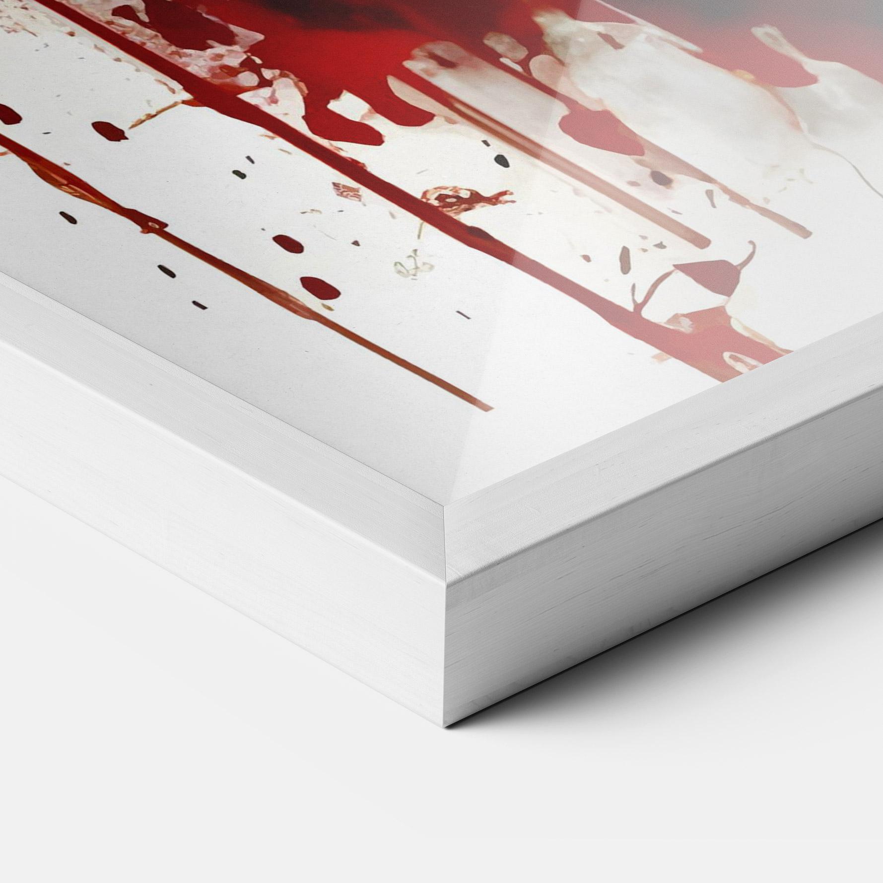 Gerahmte Poster Half Batman mockup 3