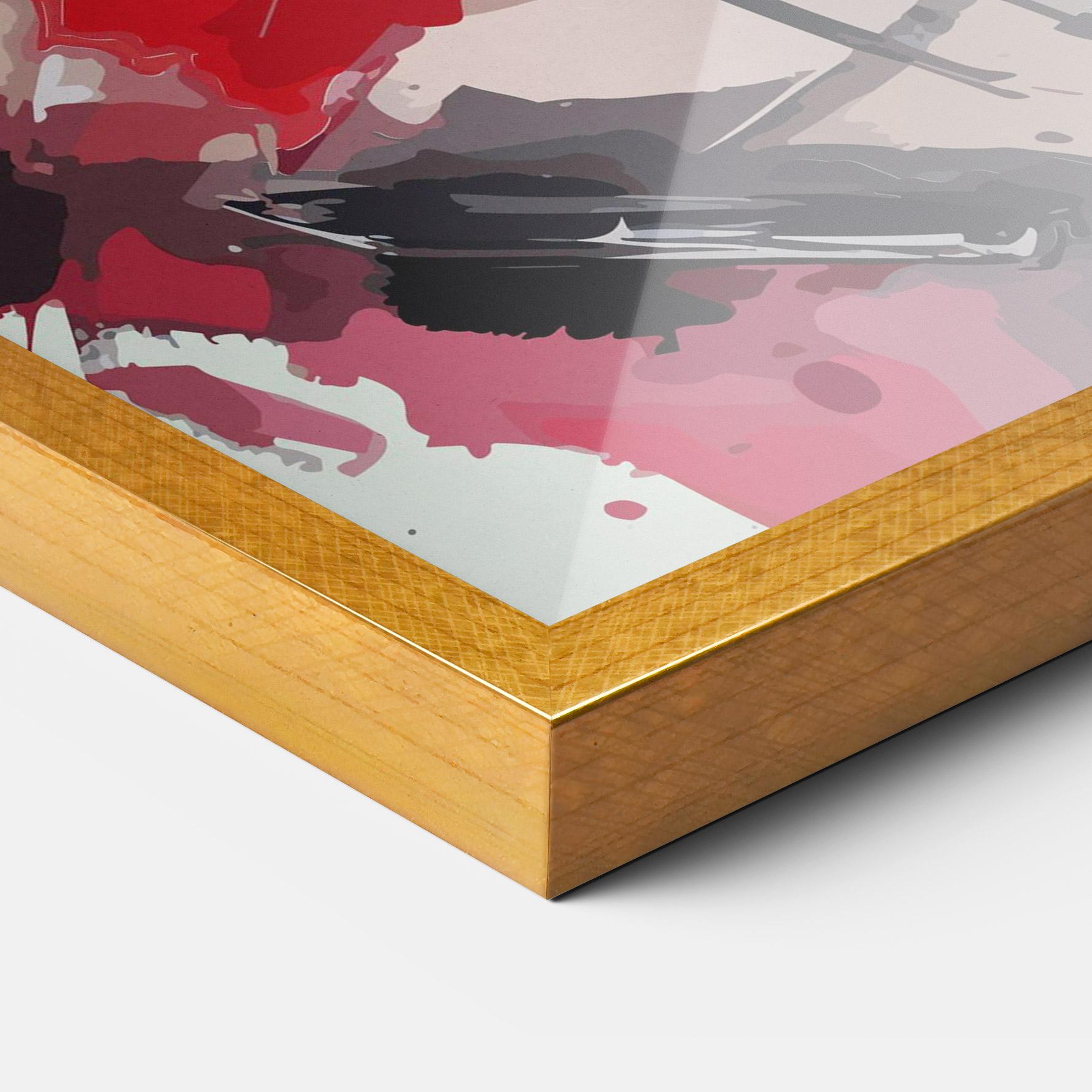 Gerahmte Poster Art Harley Quin mockup 3