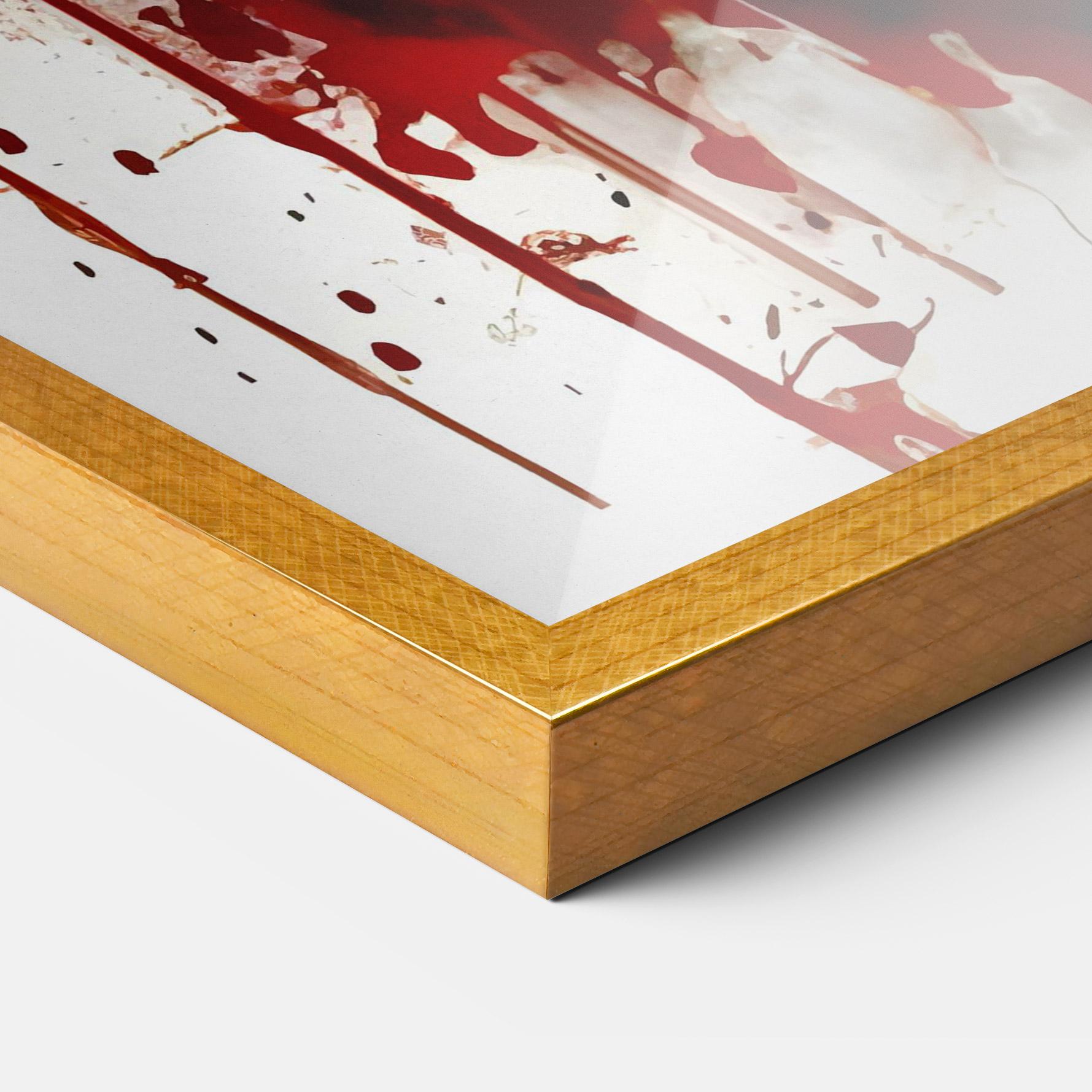 Gerahmte Poster Half Batman mockup 3