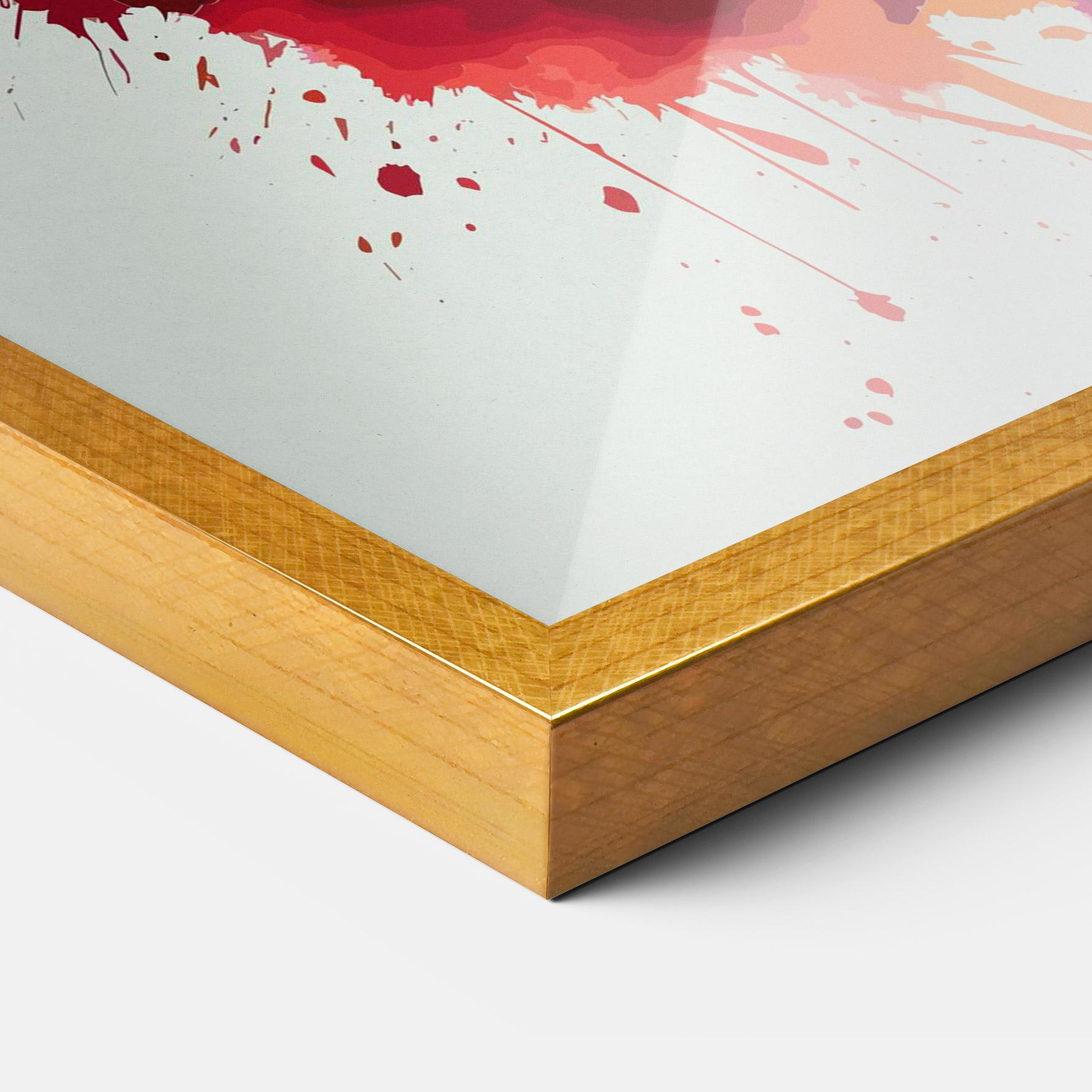 Gerahmte Poster Harley Quin mockup 3