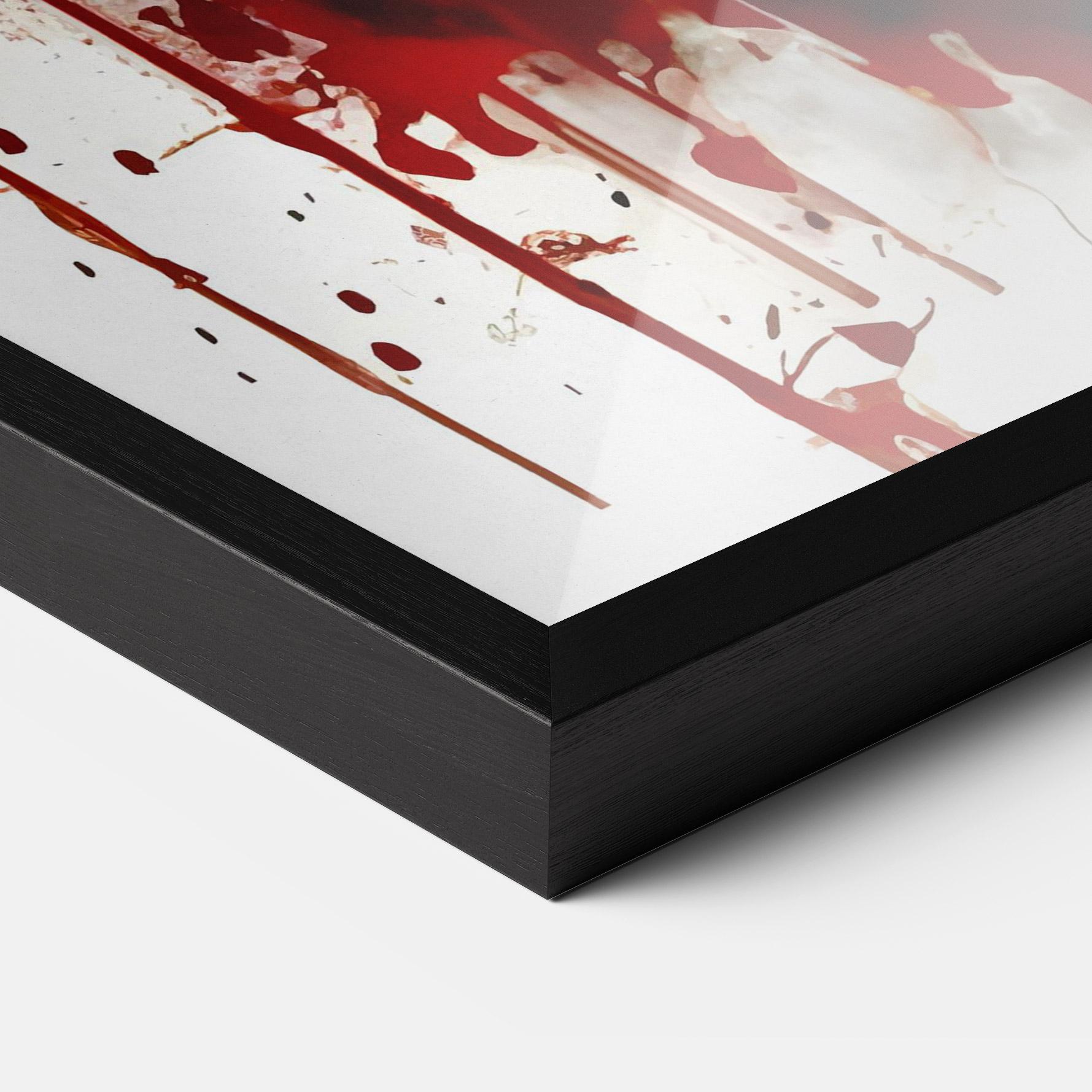 Gerahmte Poster Half Batman mockup 3