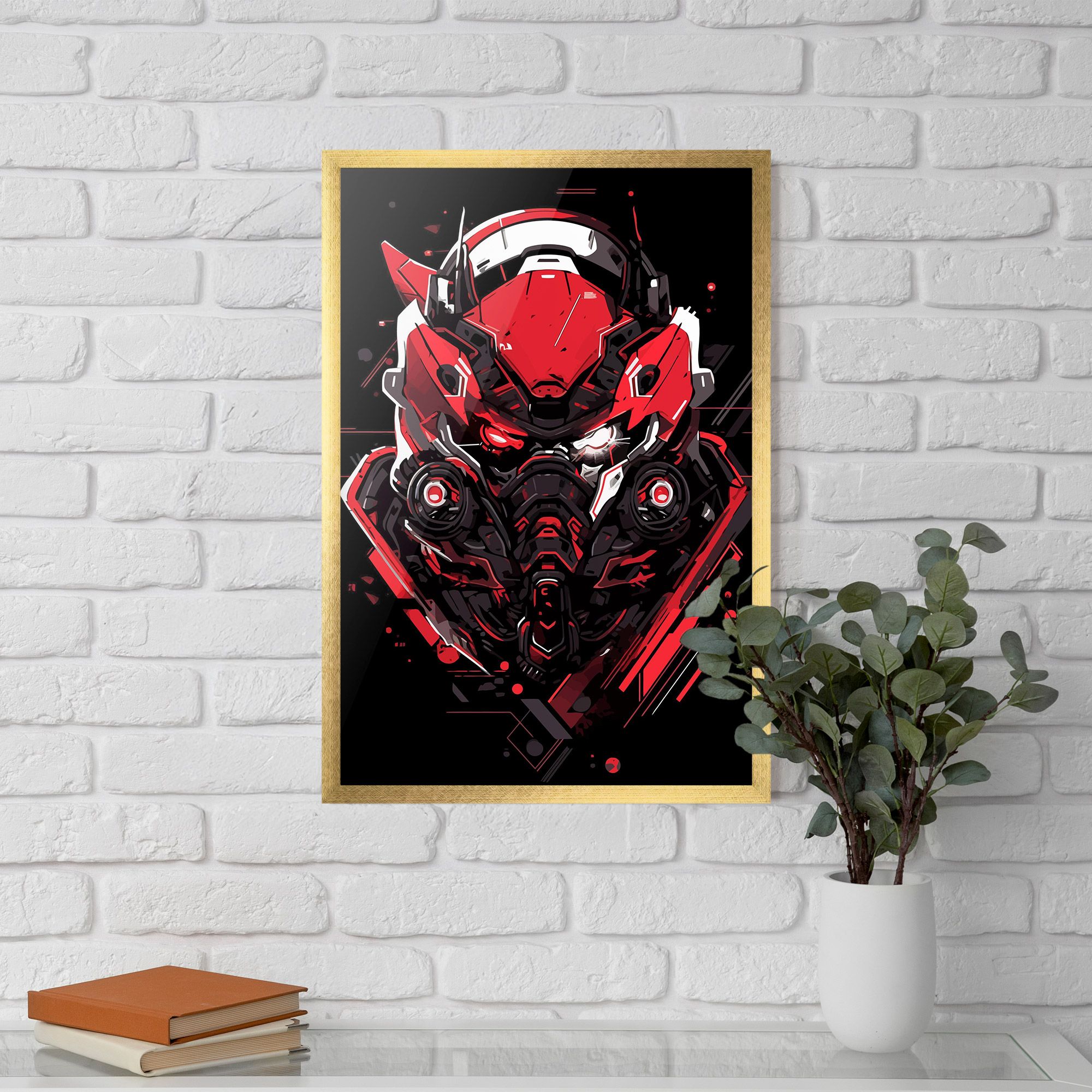 Red Robot Art mockup 5