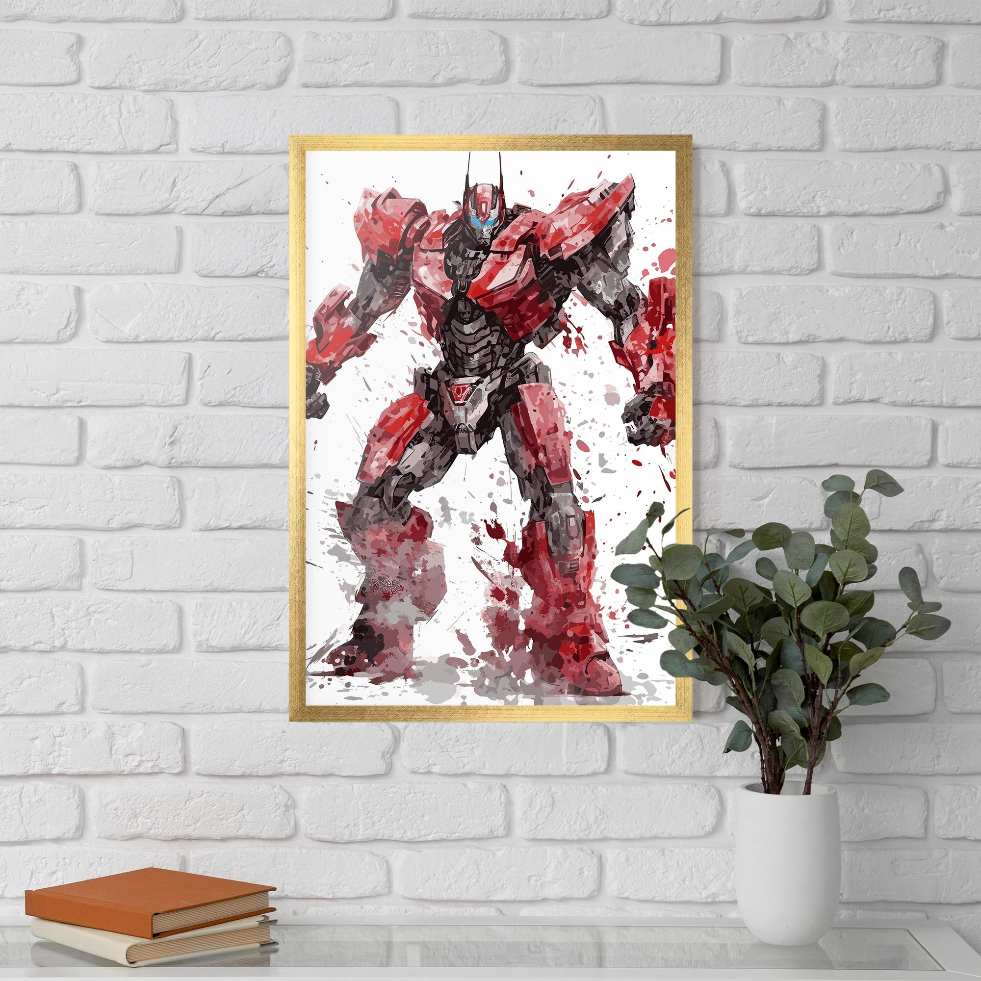 Gerahmte Poster Red Sentinel Prime mockup 5