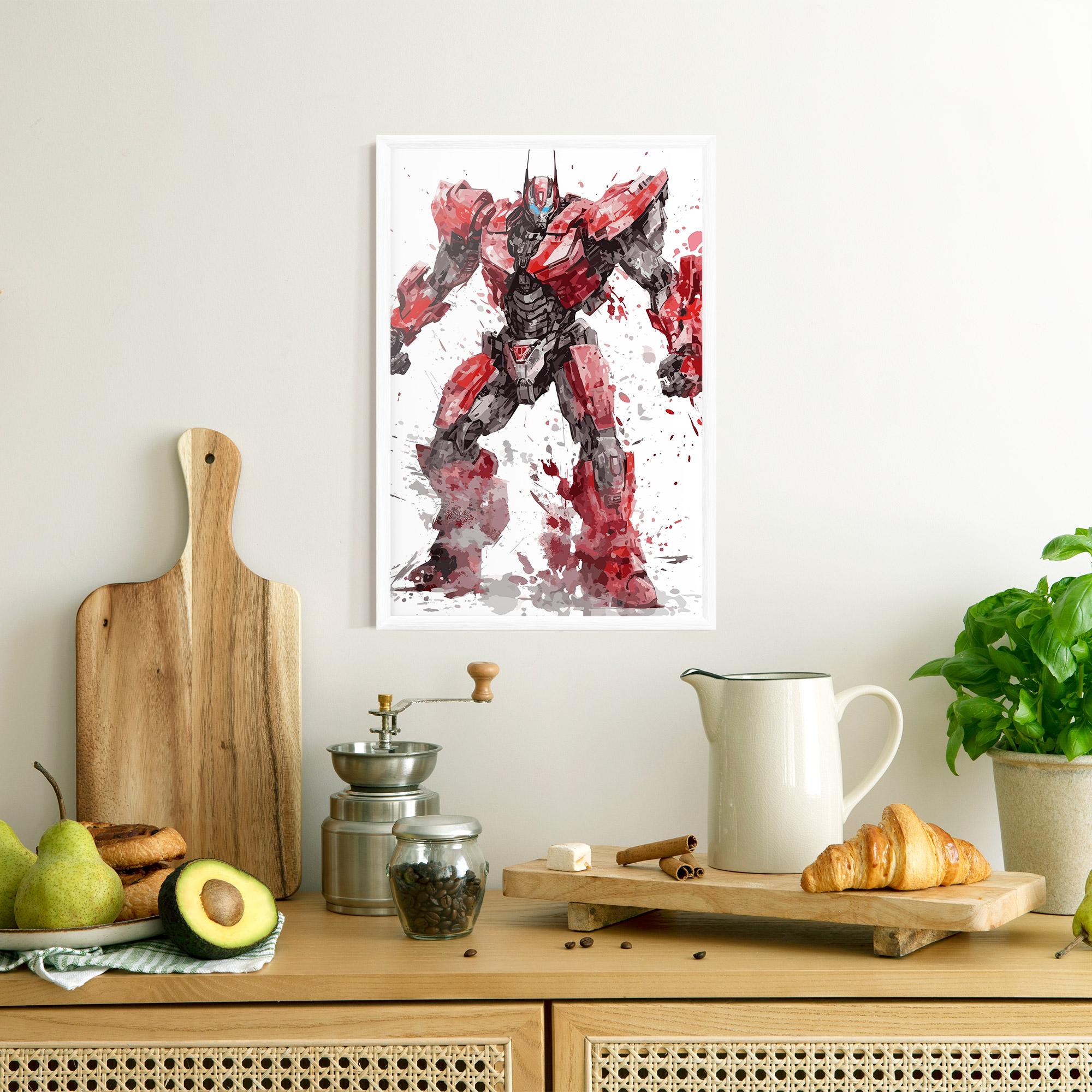 Gerahmte Poster Red Sentinel Prime mockup 8