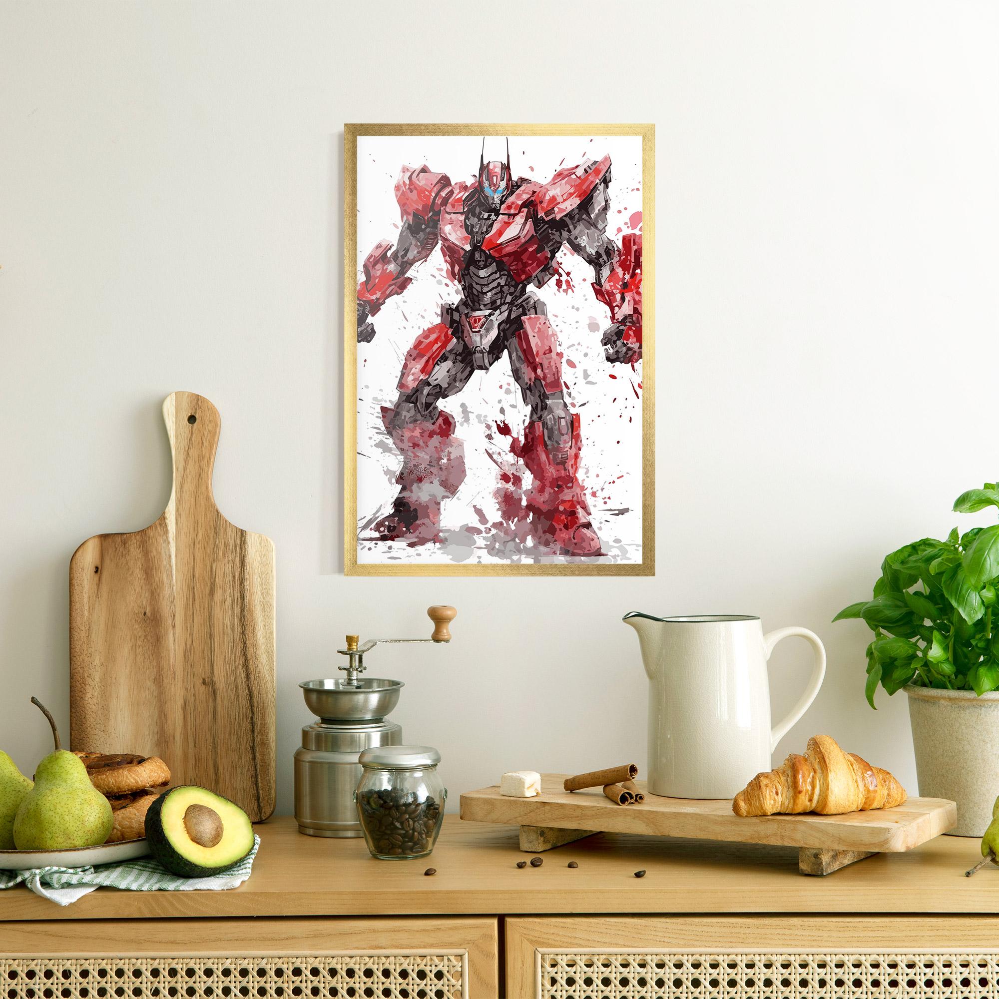 Gerahmte Poster Red Sentinel Prime mockup 8