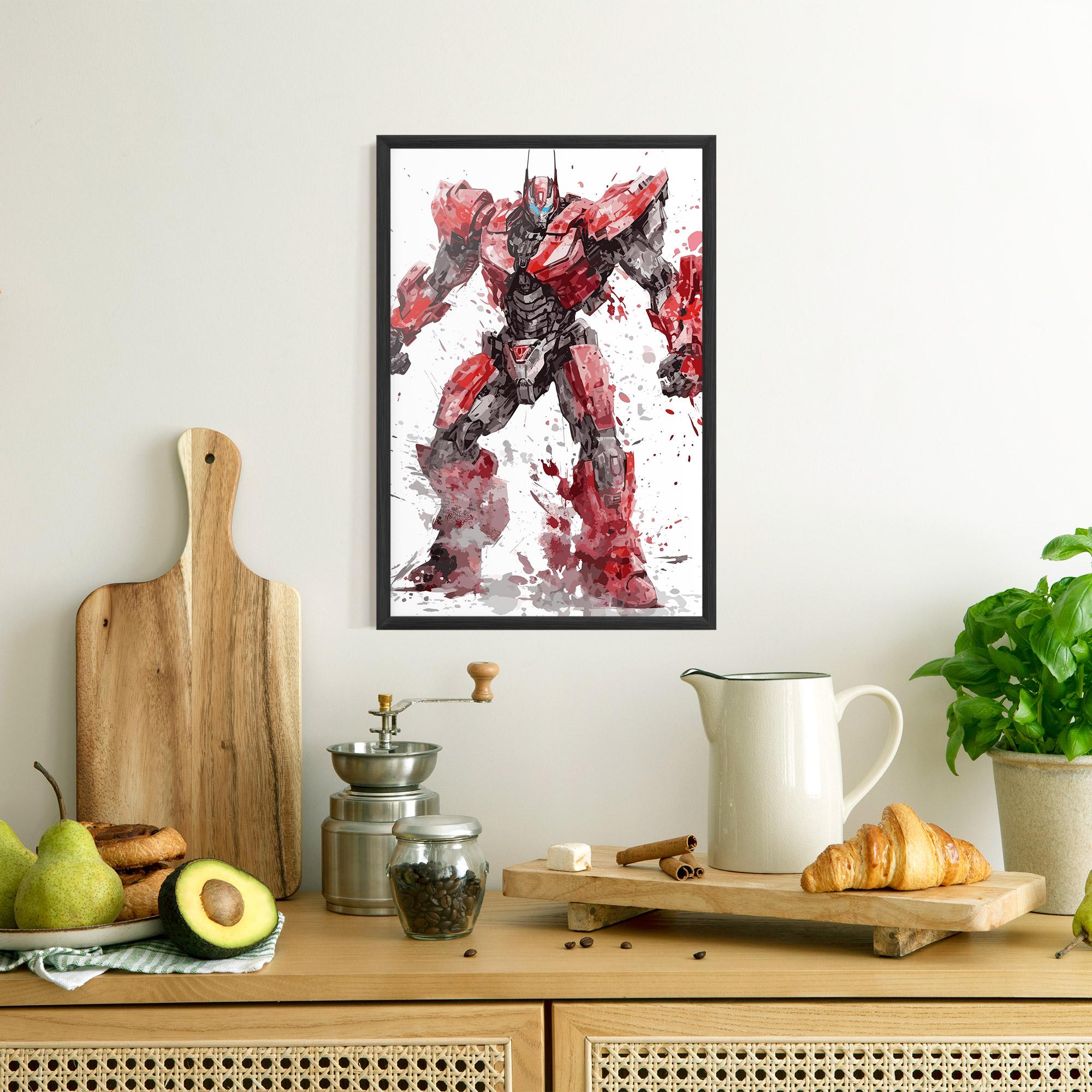 Gerahmte Poster Red Sentinel Prime mockup 8