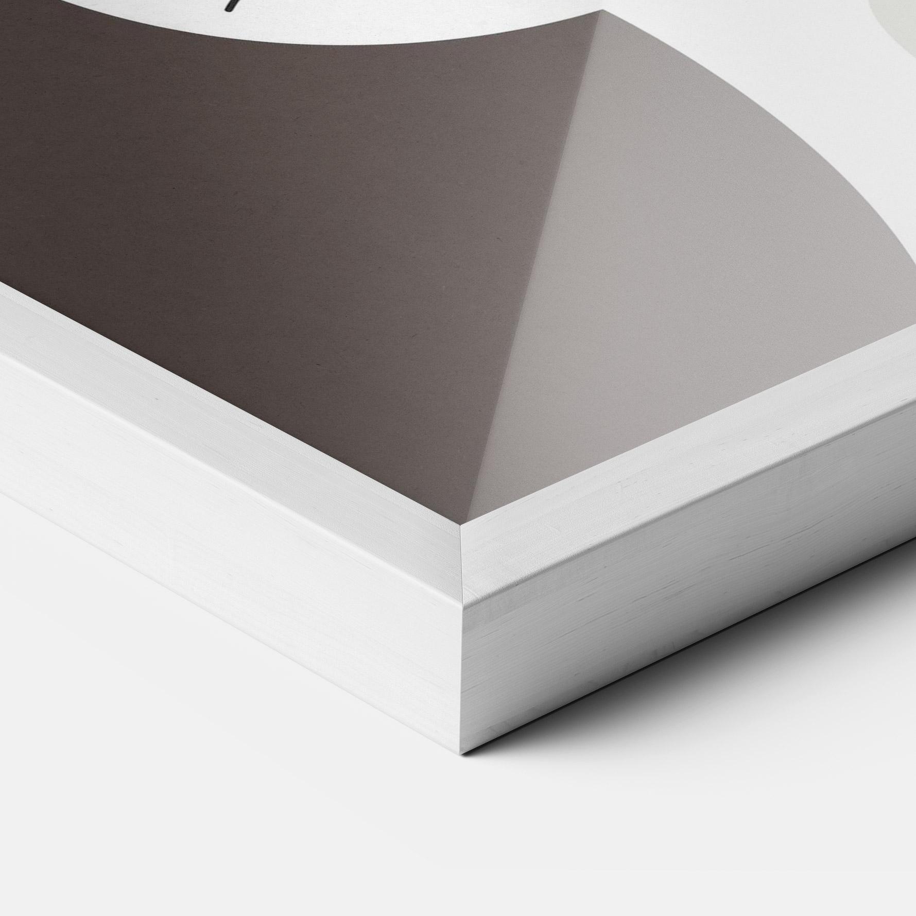 Gerahmte Poster Cream Bow Bunny mockup 3