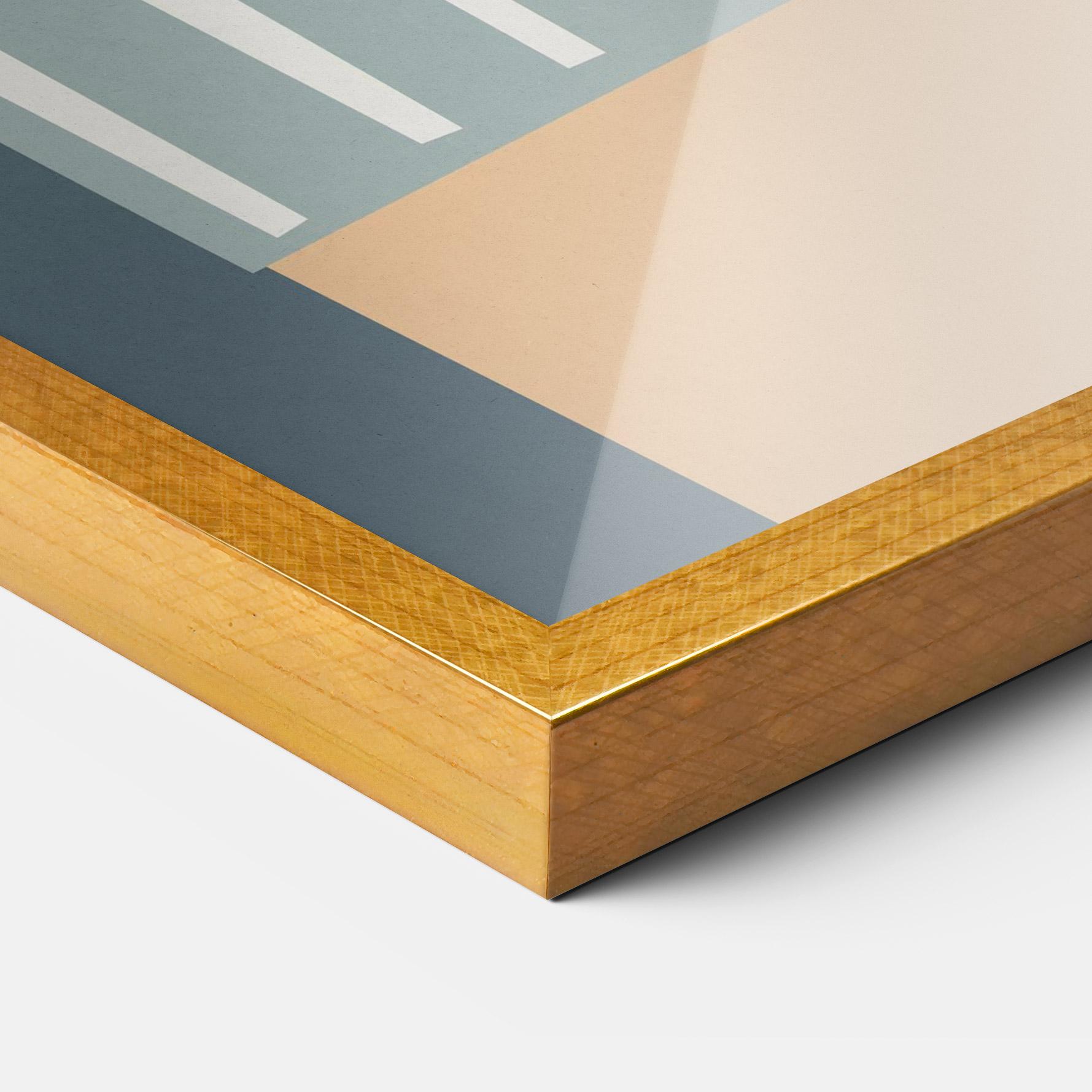 Gerahmte Poster Cute White Tiger mockup 3