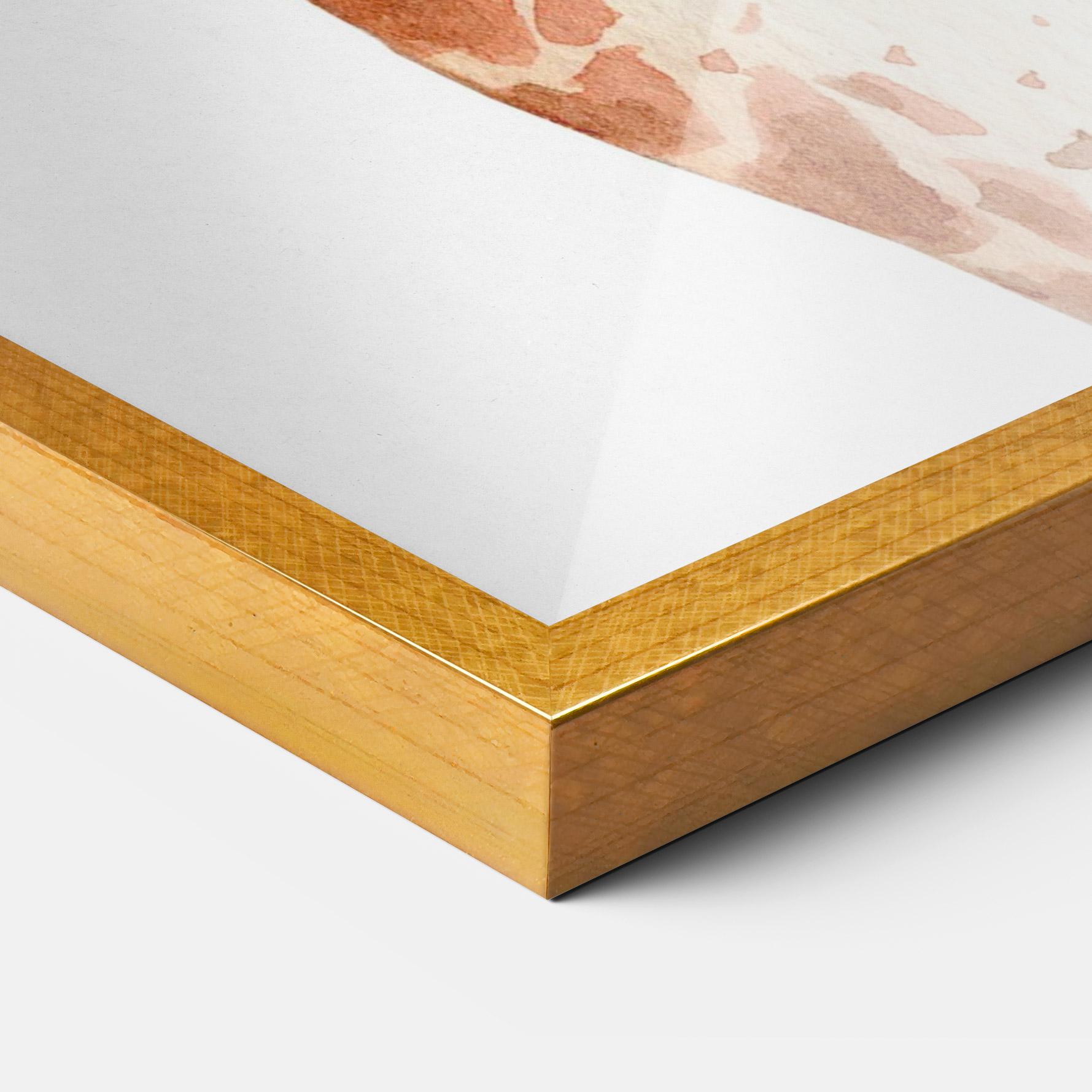 Gerahmte Poster Girafa Calma mockup 3