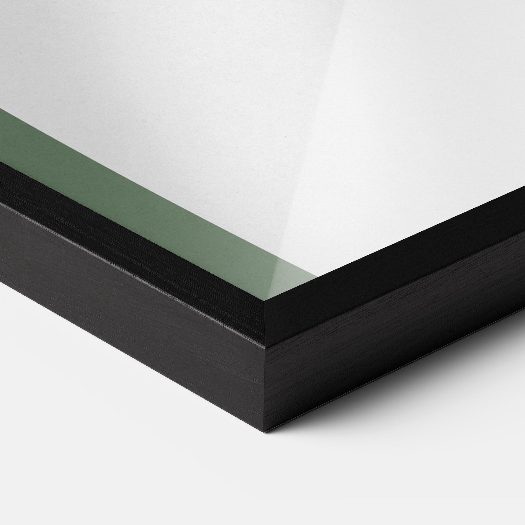 Gerahmte Poster Cute Icebear Drawing mockup 3