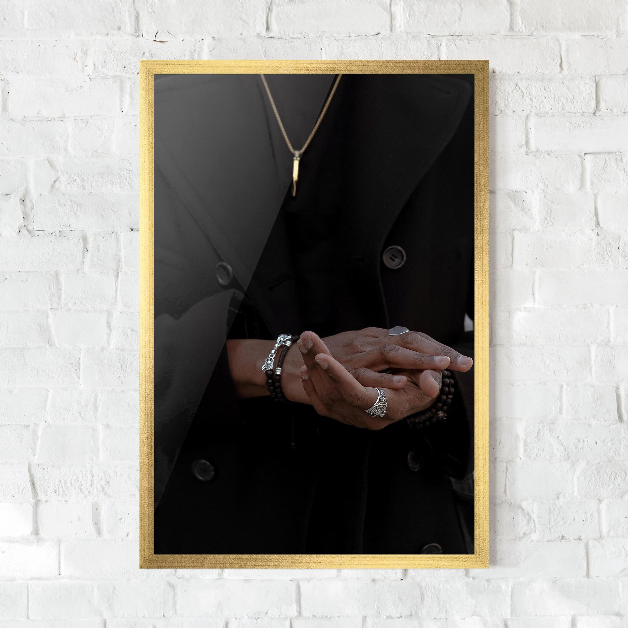 Gerahmte Poster Man Accessories mockup 0