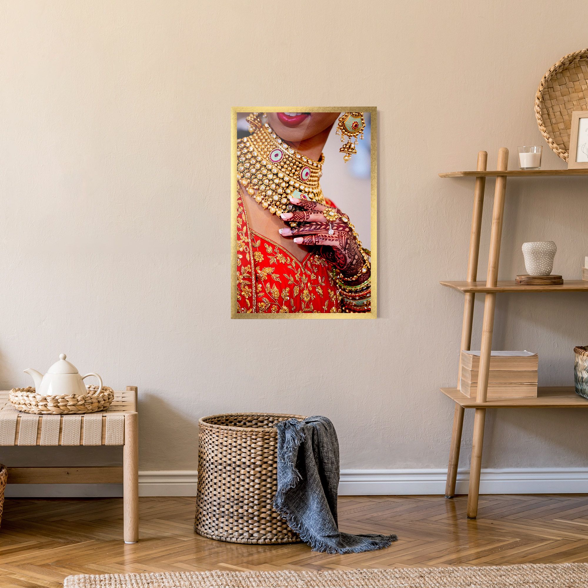 Gold Beautiful Jewelry mockup 9