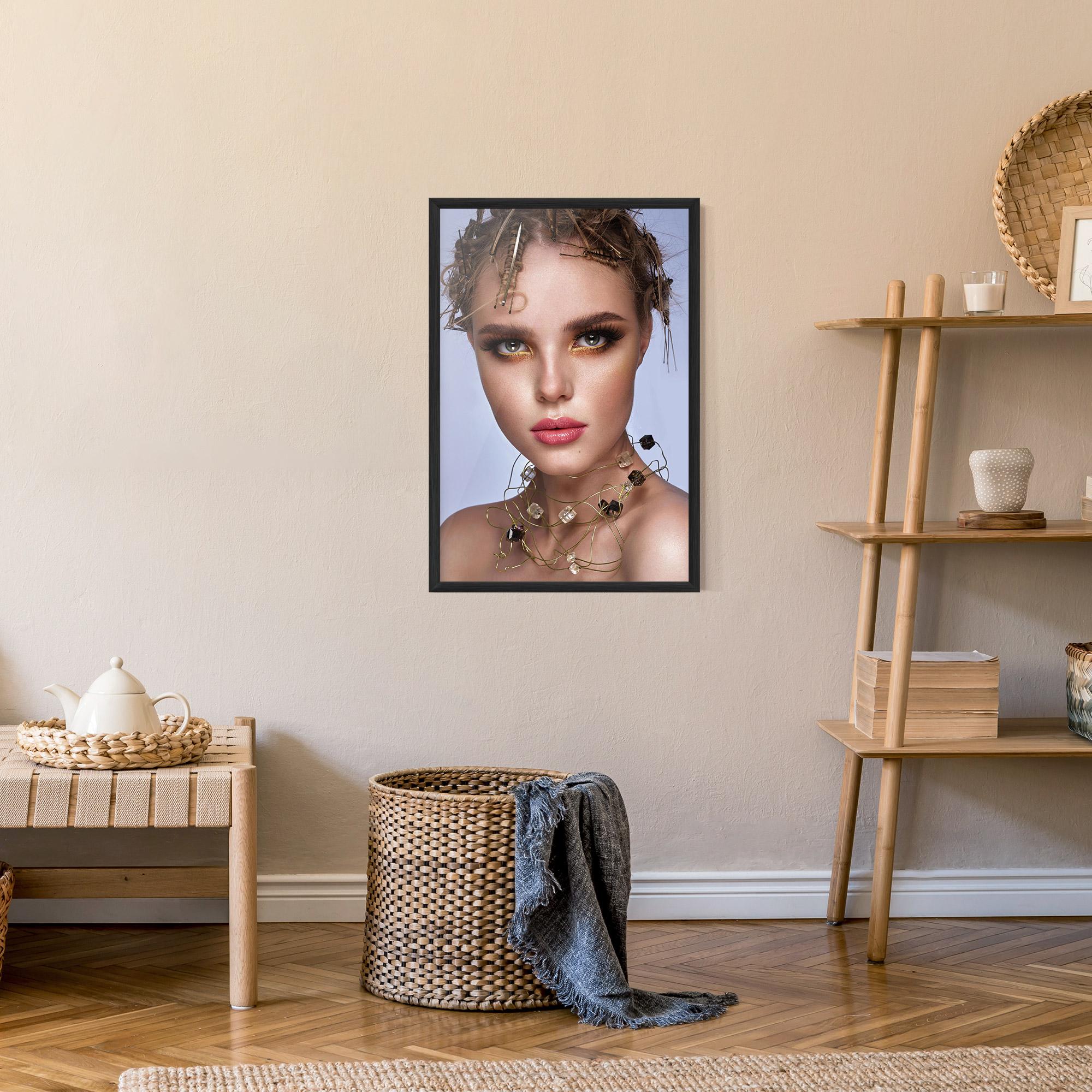 Gerahmte Poster Gold Abstract Accessory mockup 9