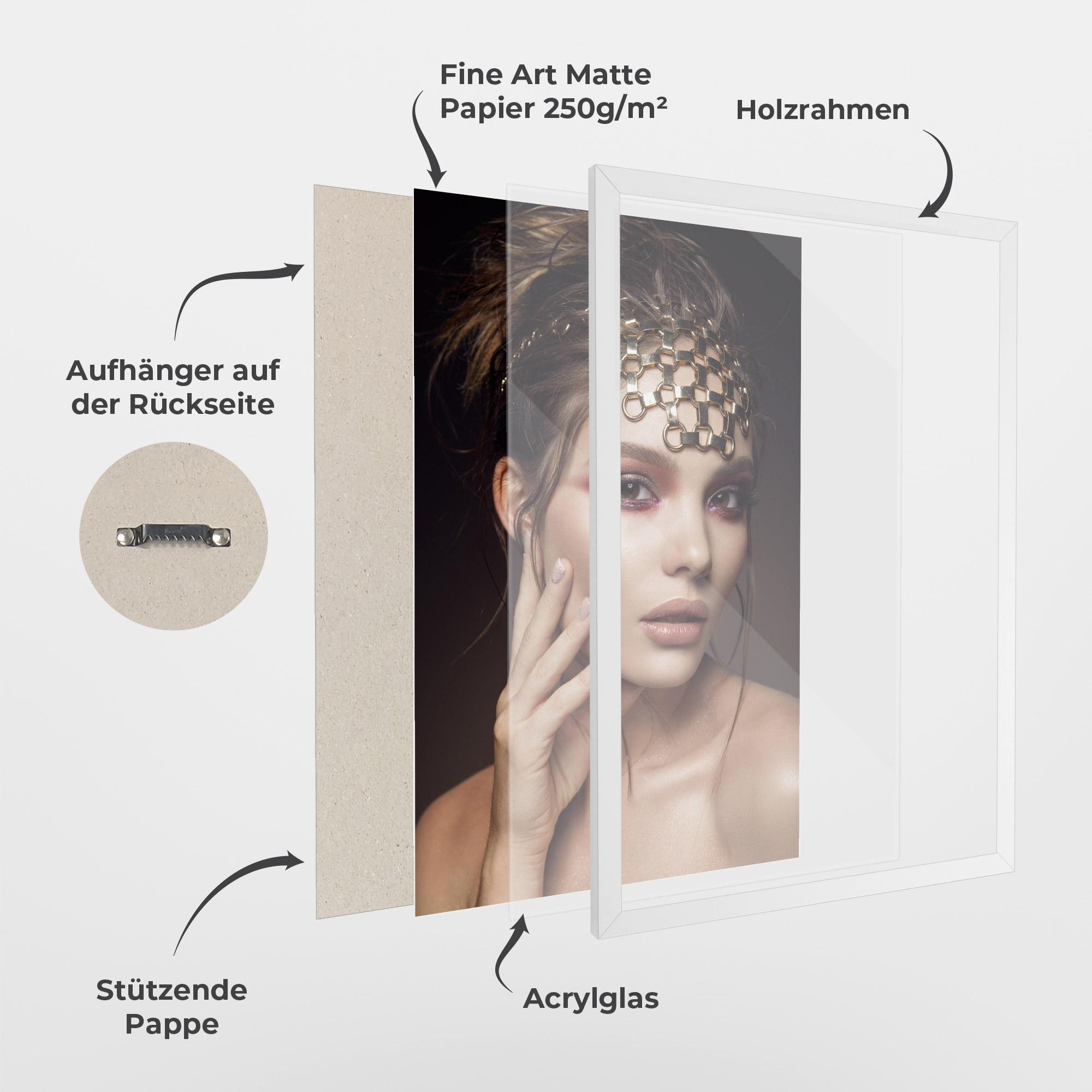 Gerahmte Poster Head Accessory mockup 1