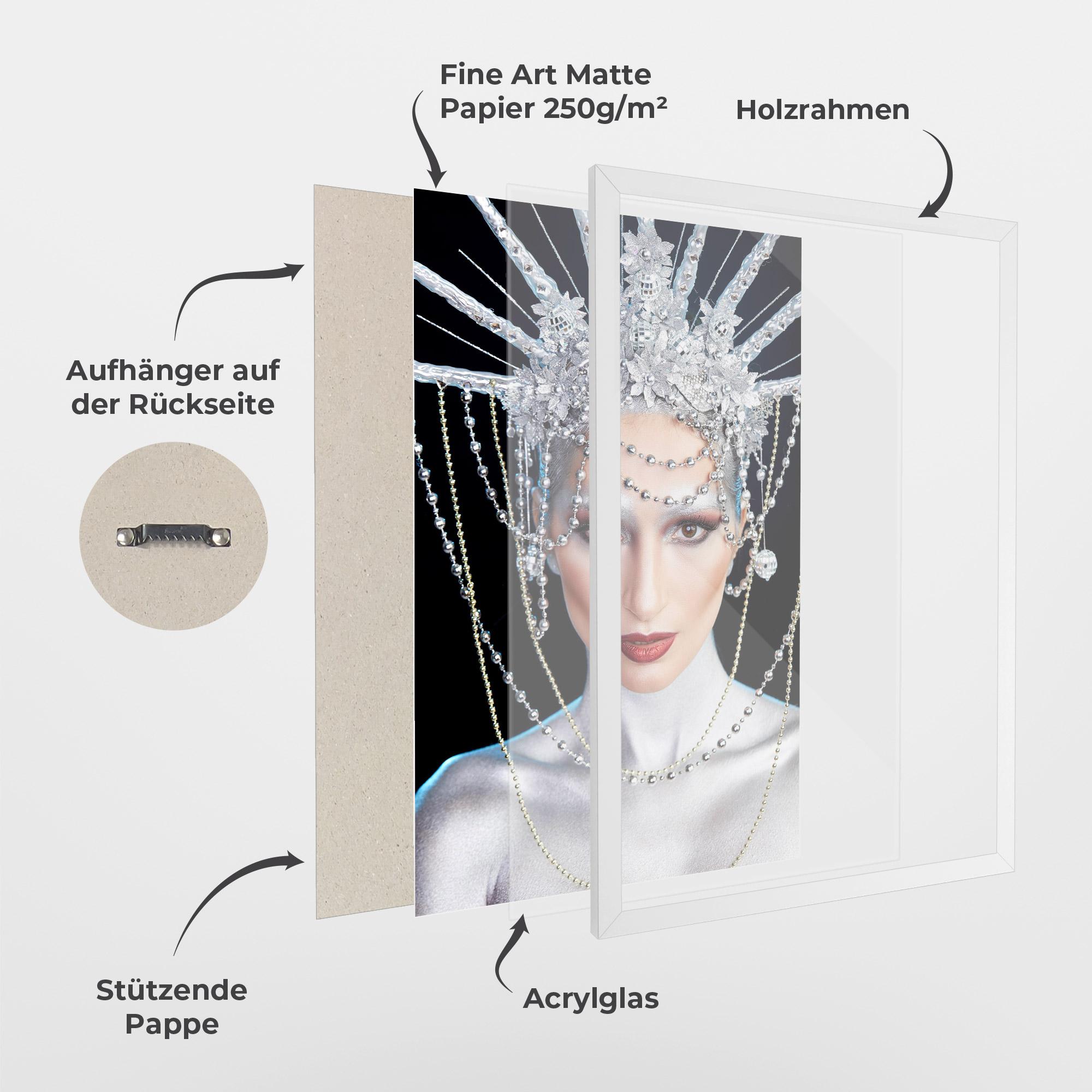 Gerahmte Poster Statue Liberty Accessory mockup 1