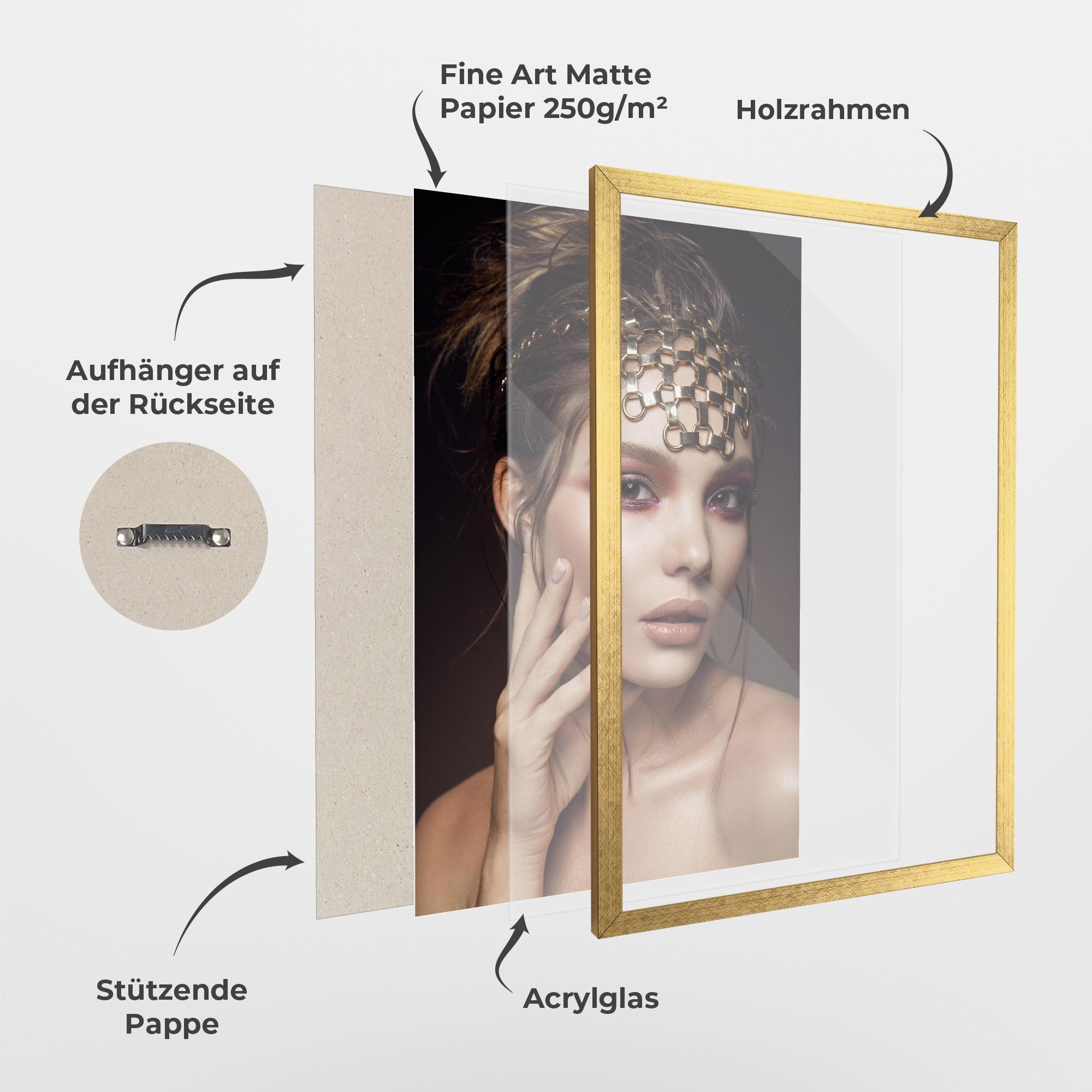 Gerahmte Poster Head Accessory mockup 1