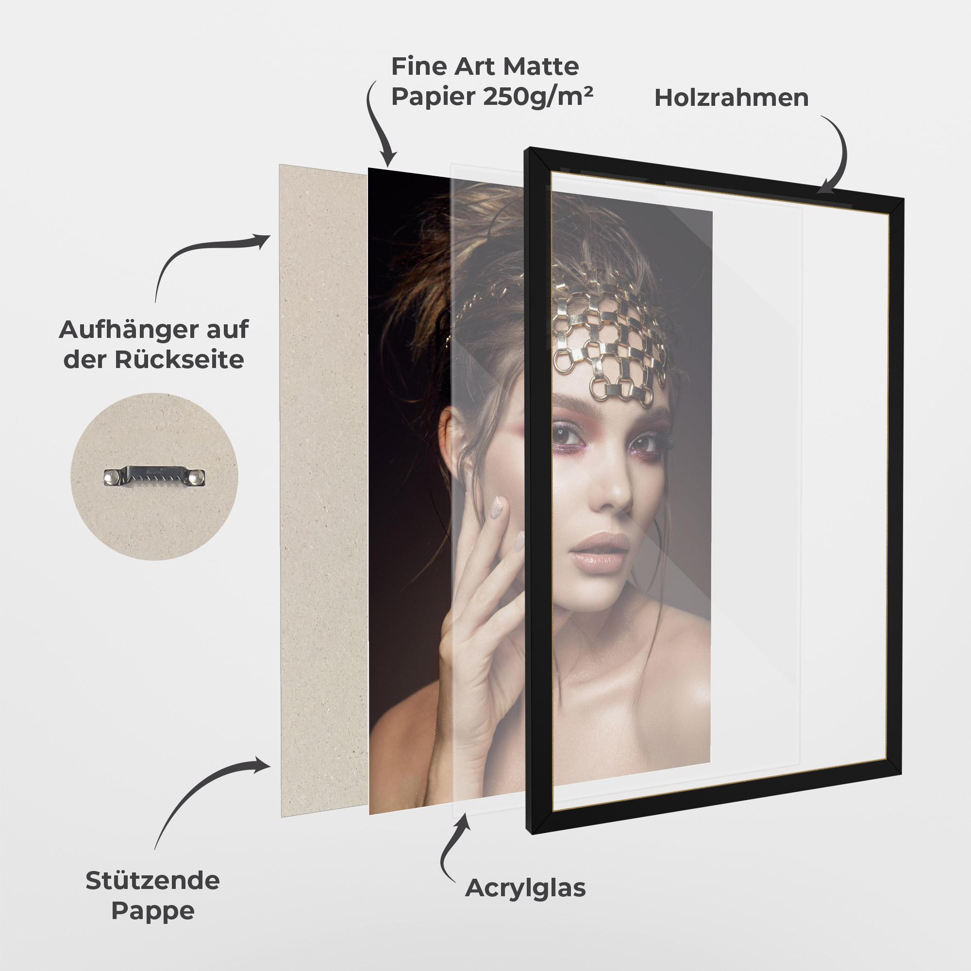 Gerahmte Poster Head Accessory mockup 1