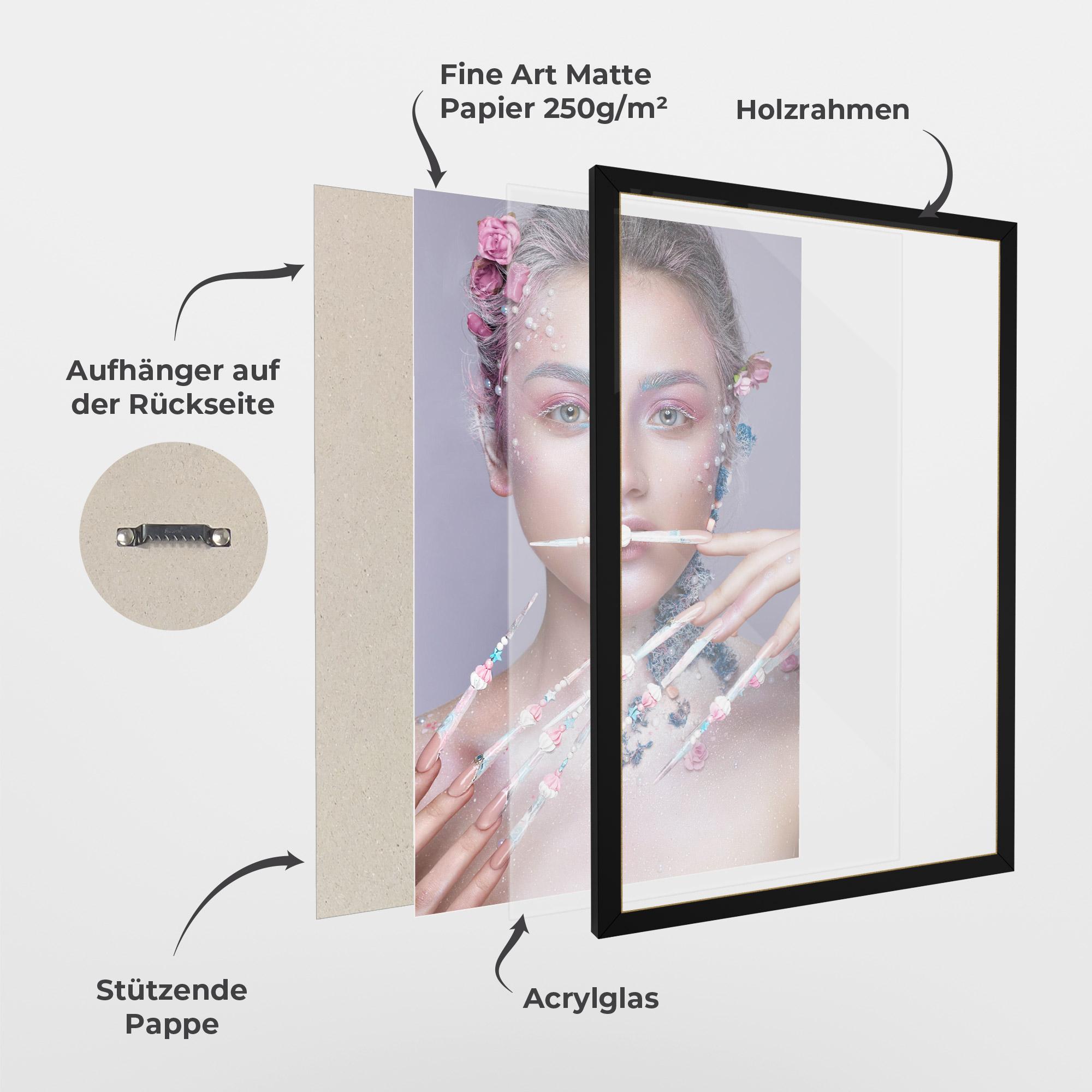 Gerahmte Poster Sweet Fairy mockup 1