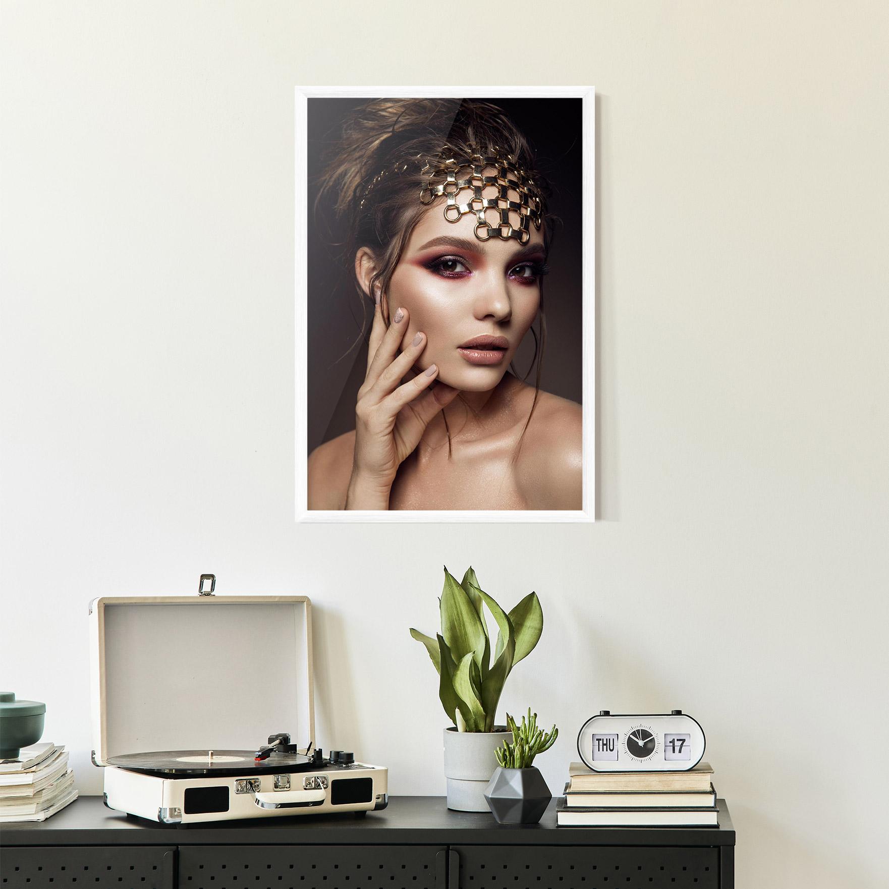 Gerahmte Poster Head Accessory mockup 2