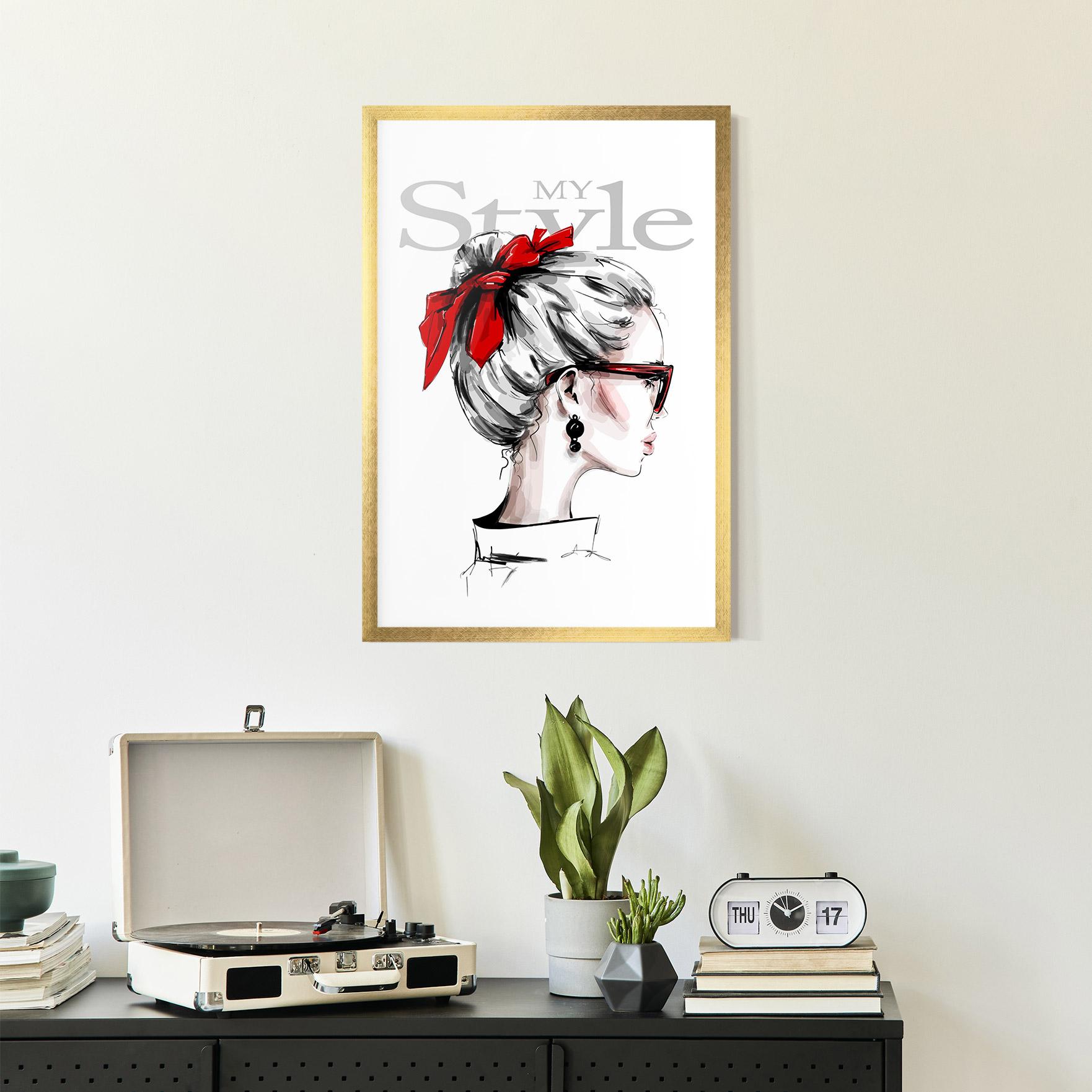 Gerahmte Poster My Style mockup 2
