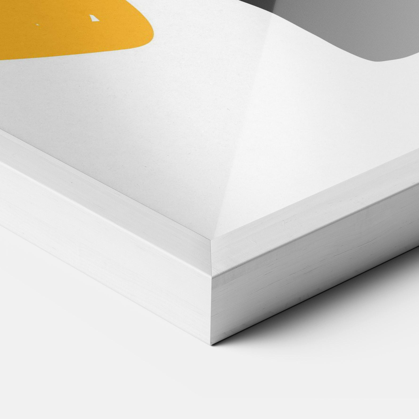 Gerahmte Poster Big Earring mockup 3