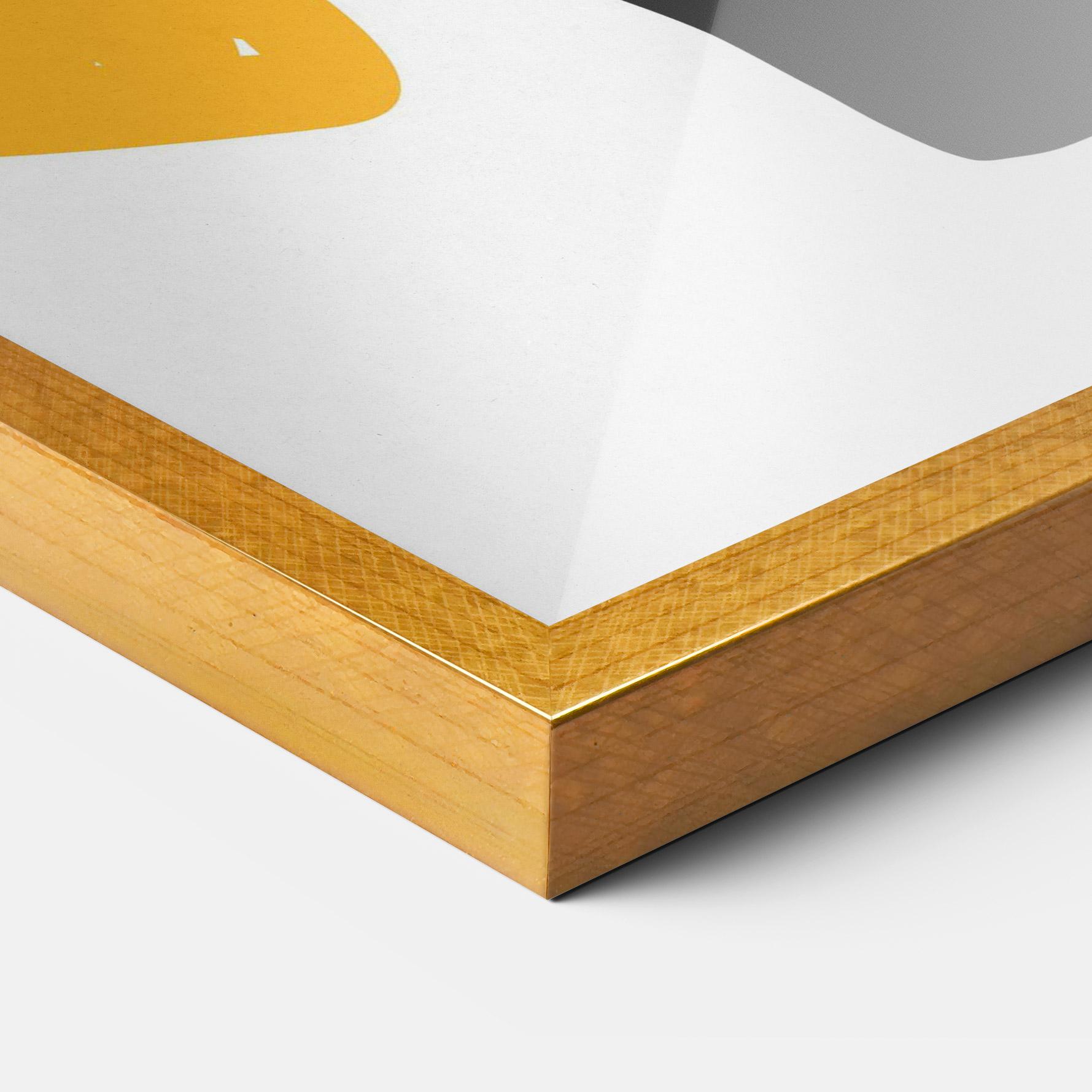 Gerahmte Poster Big Earring mockup 3