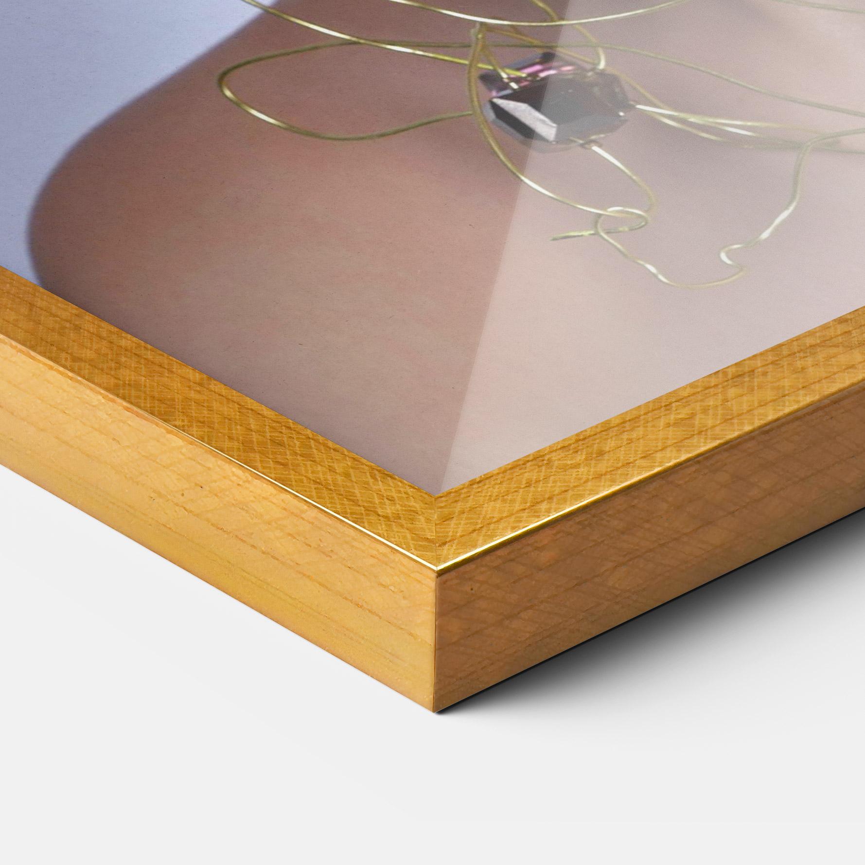 Gerahmte Poster Gold Abstract Accessory mockup 3