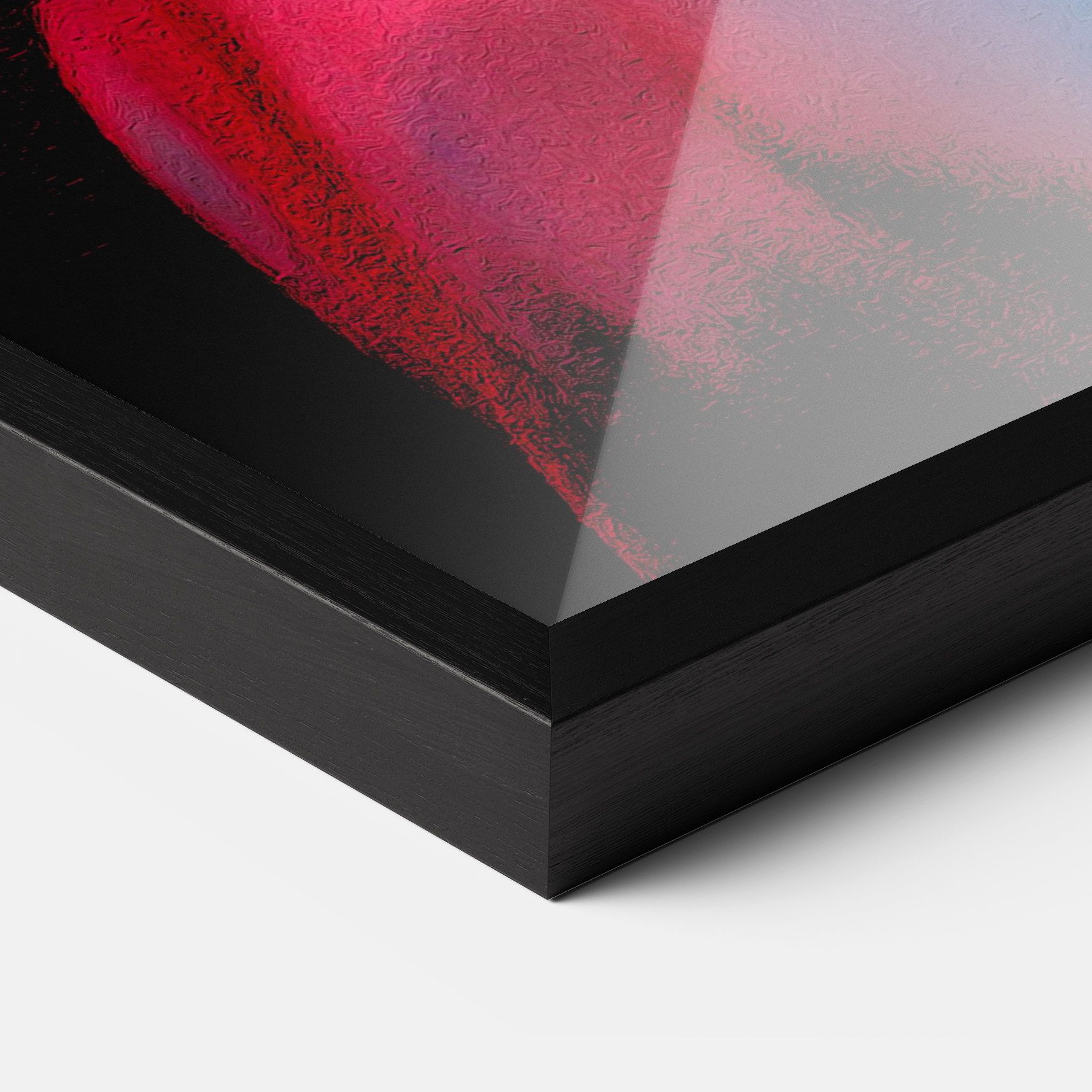 Red Blue Earrings mockup 3