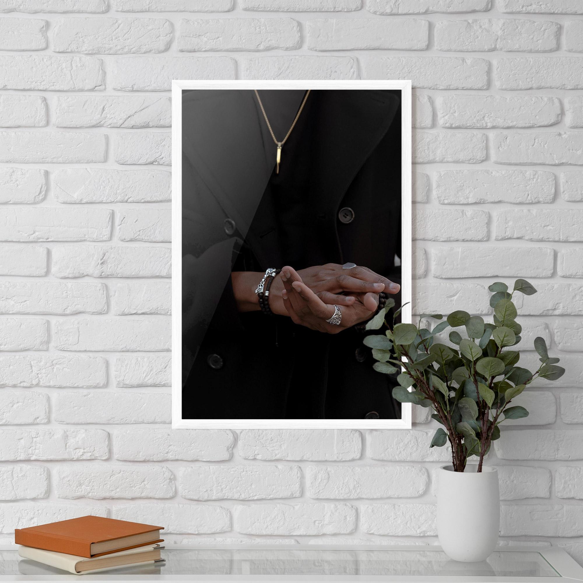 Gerahmte Poster Man Accessories mockup 5