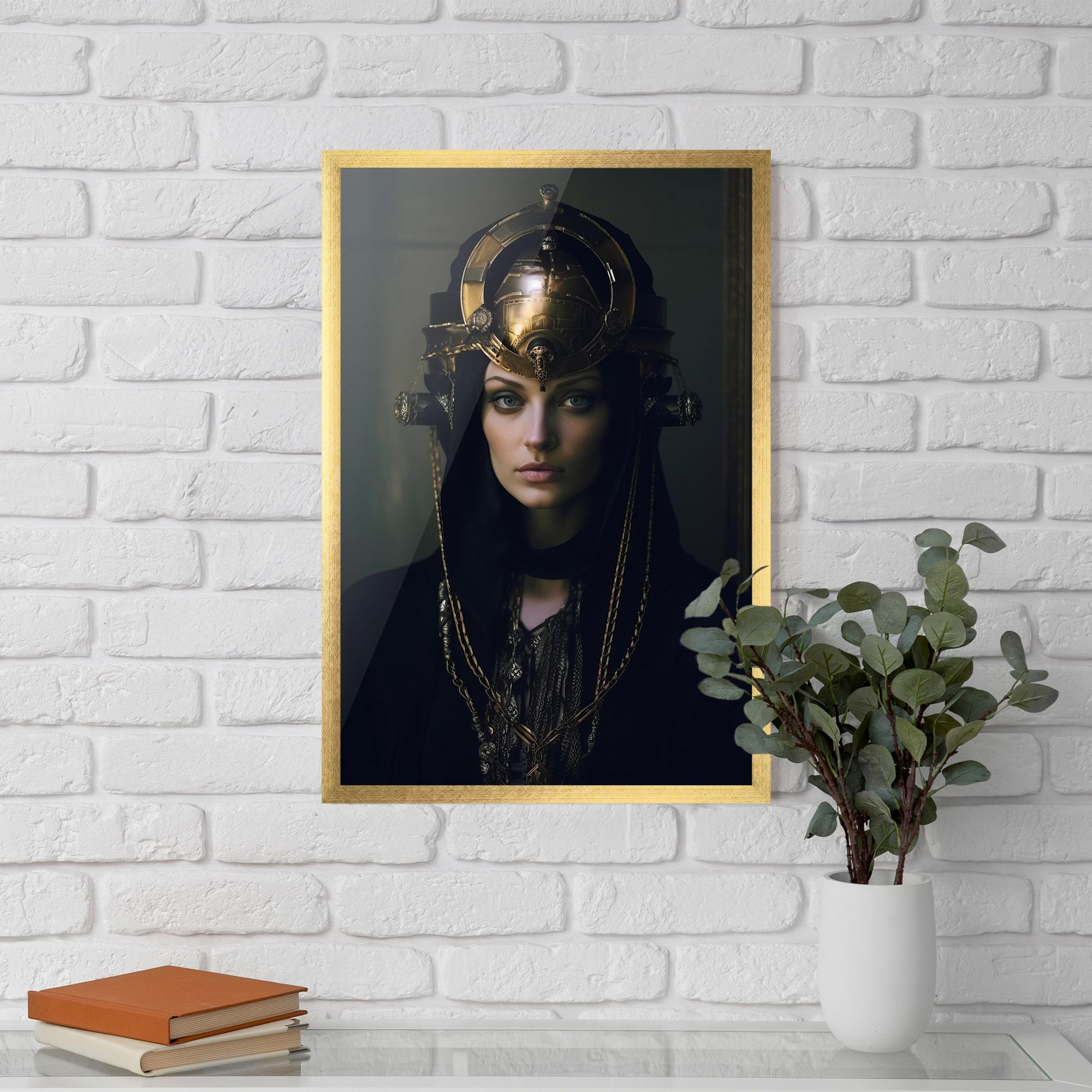 Gold Headpiece mockup 5