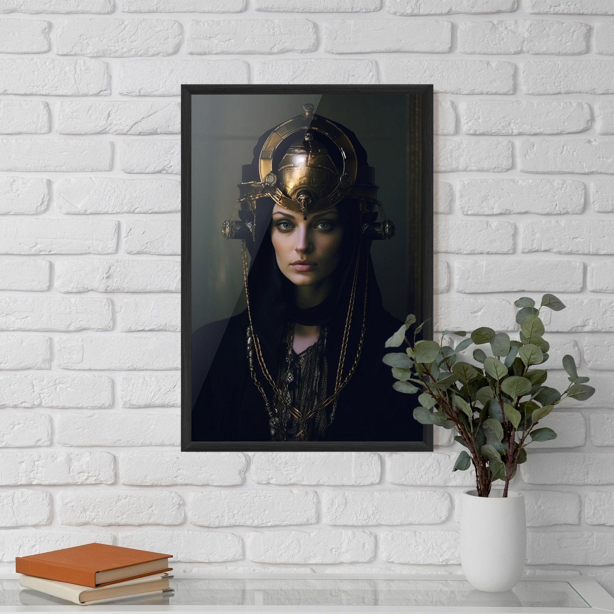 Gold Headpiece mockup 5