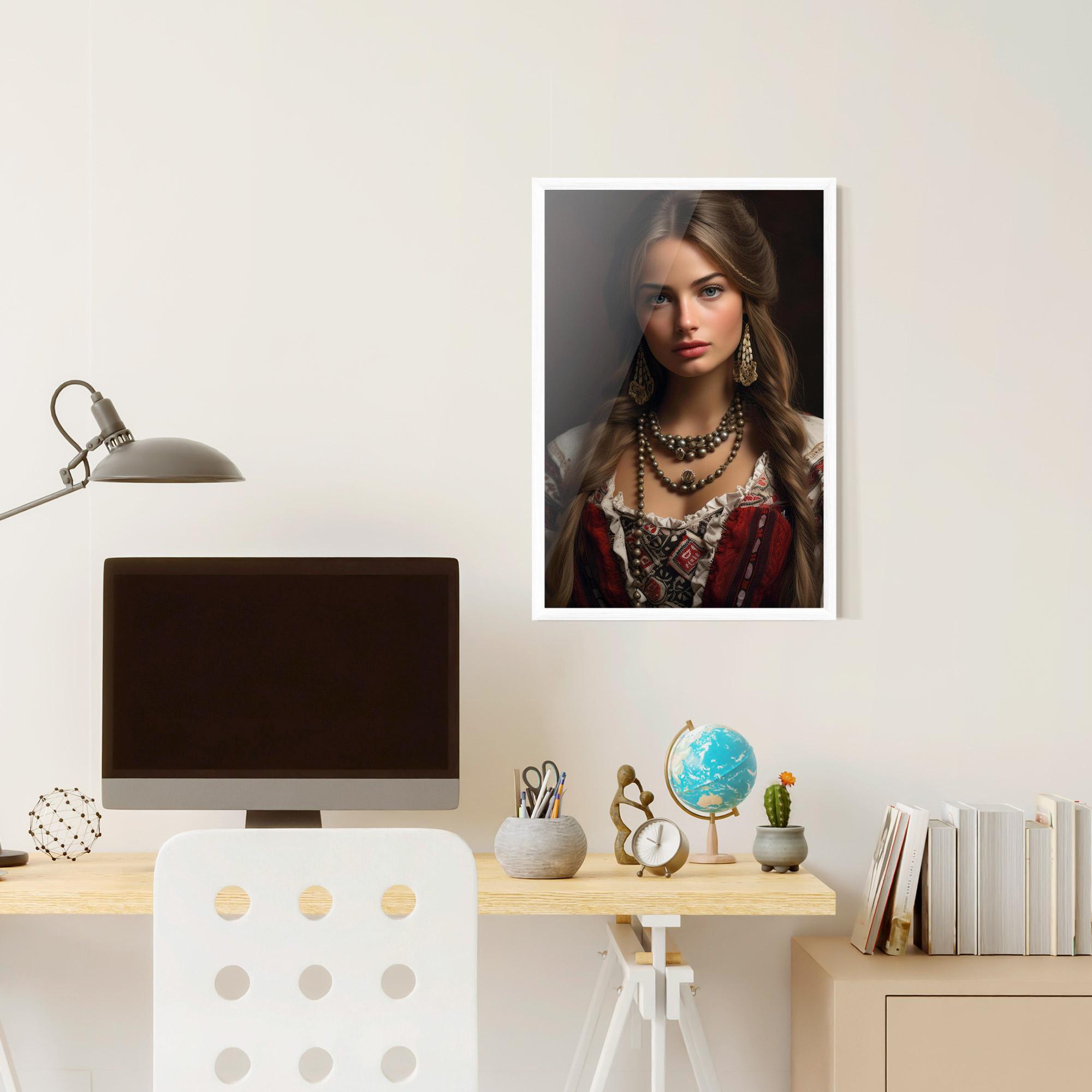 Gerahmte Poster Traditional Necklace mockup 6