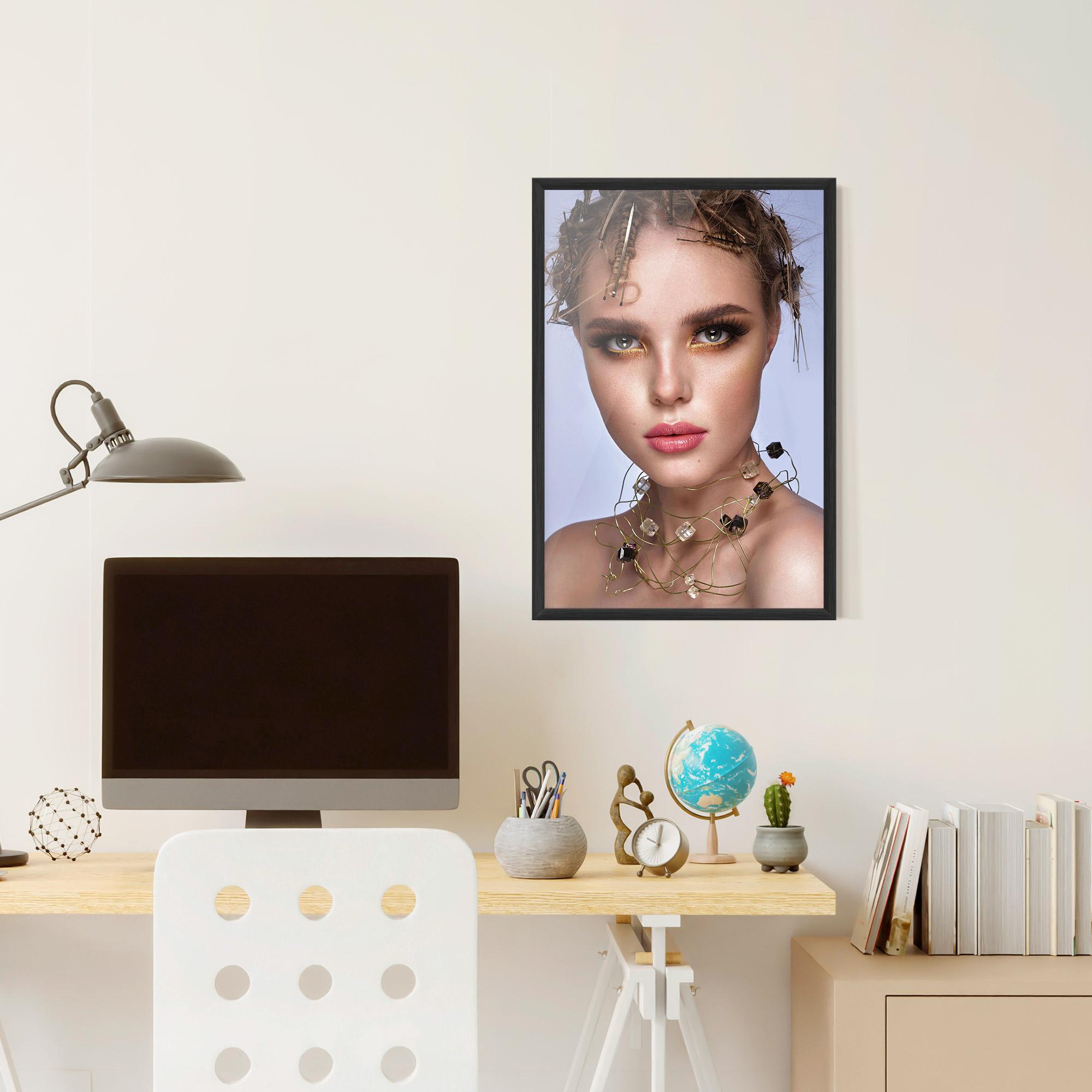 Gerahmte Poster Gold Abstract Accessory mockup 6