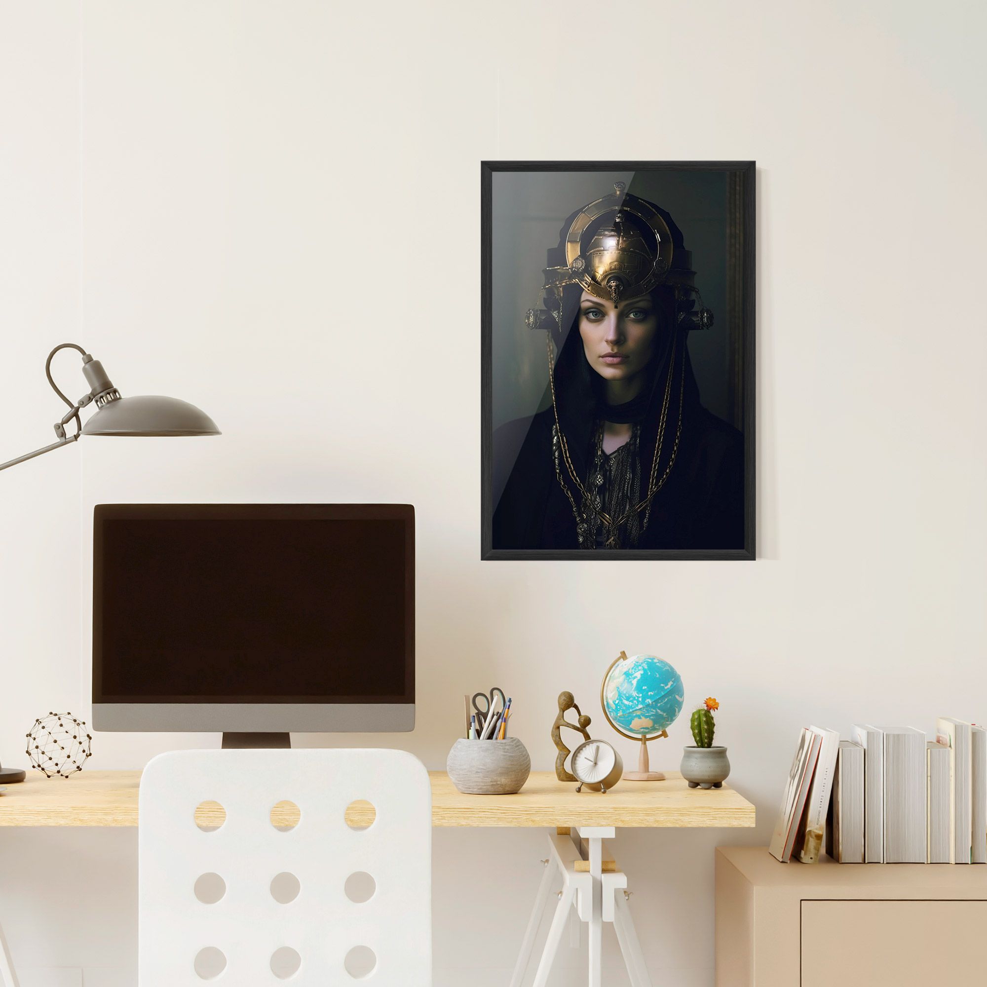 Gold Headpiece mockup 6