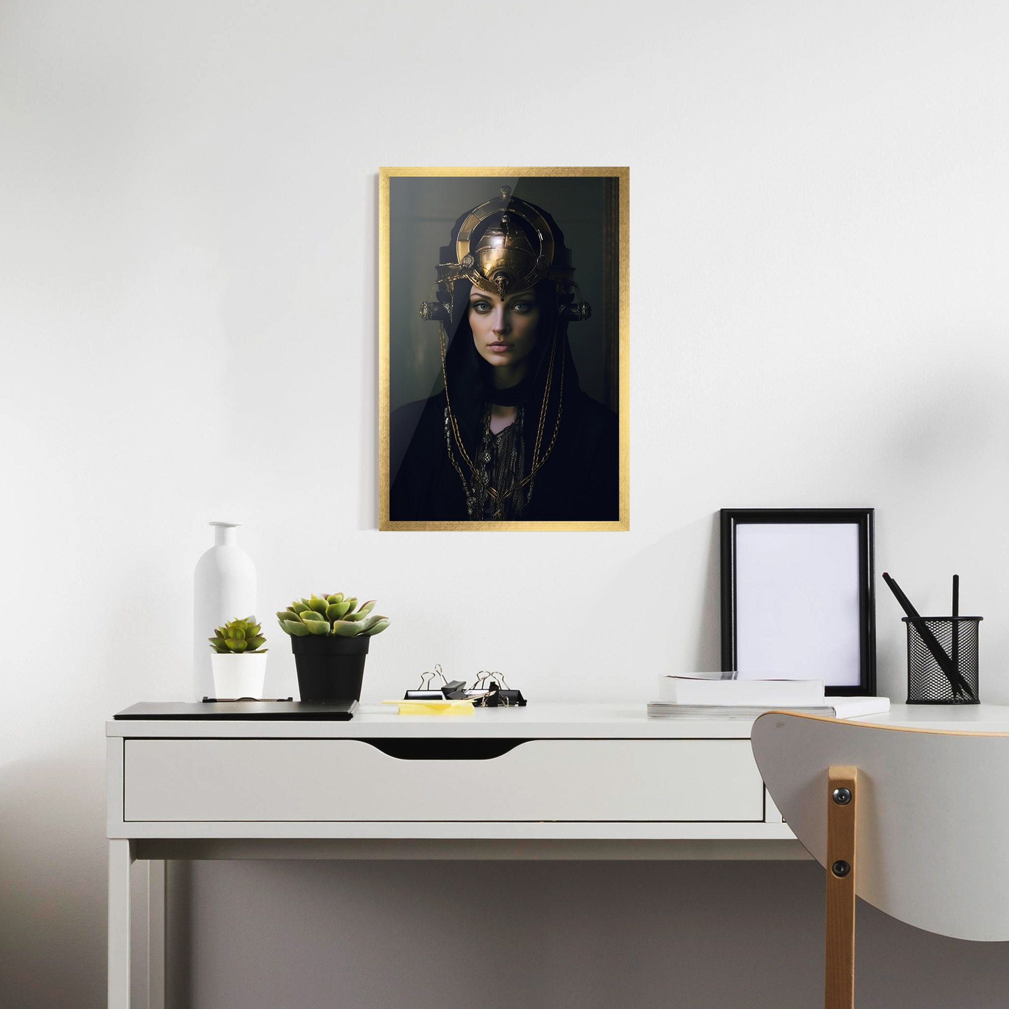 Gold Headpiece mockup 7