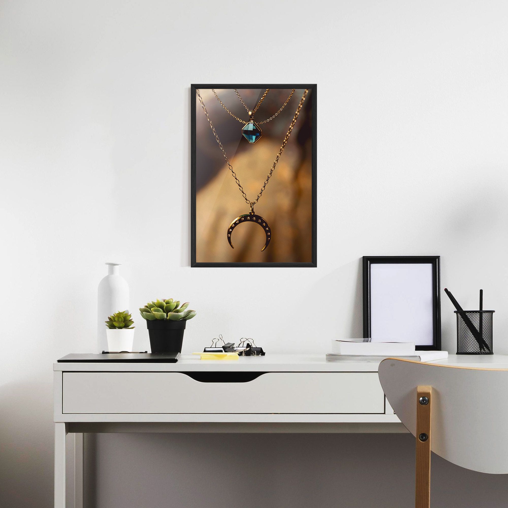 Moon Blue Necklace mockup 7