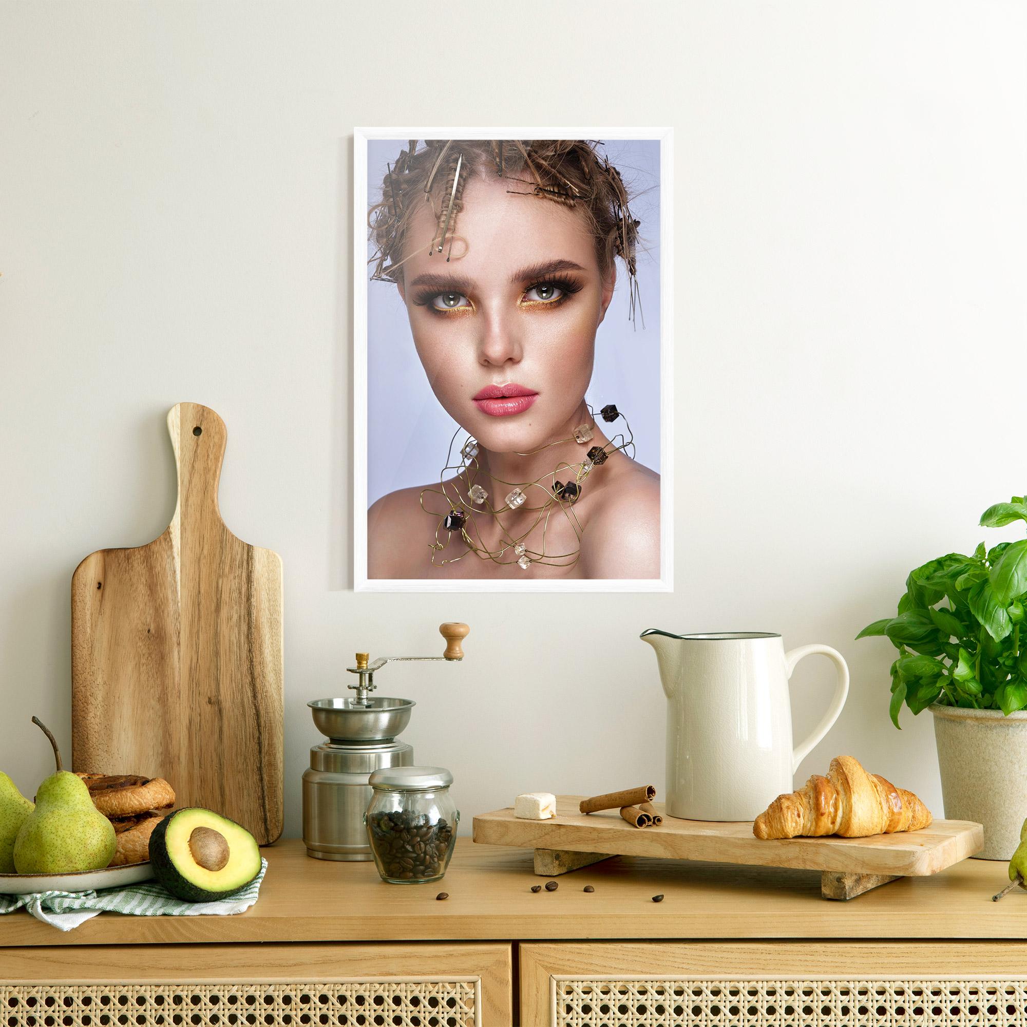 Gerahmte Poster Gold Abstract Accessory mockup 8