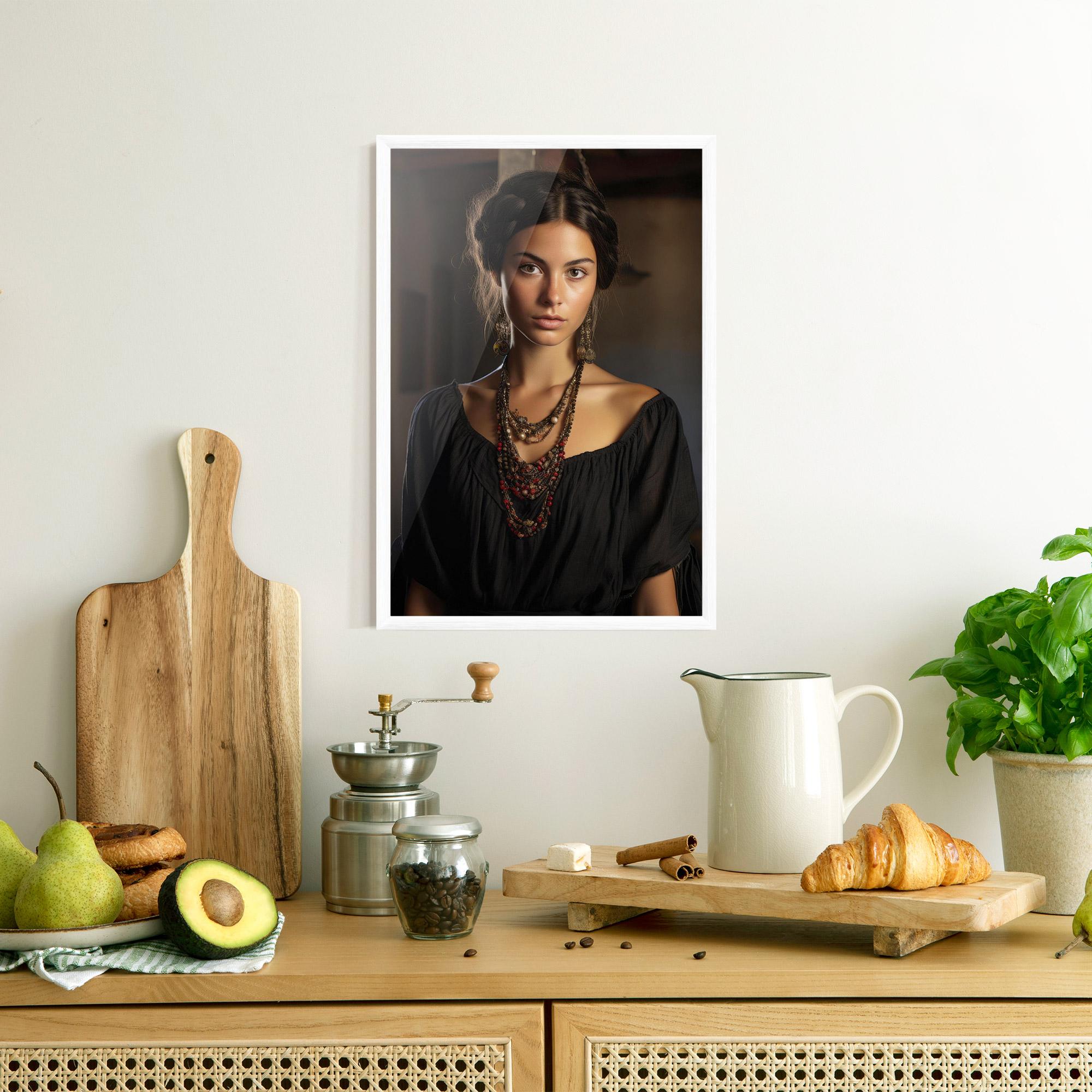 Gerahmte Poster Handmade Jewelry mockup 8