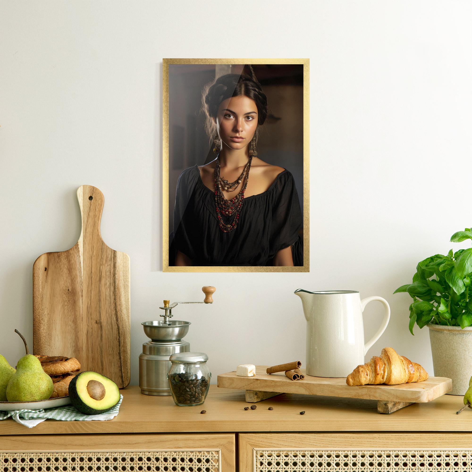 Gerahmte Poster Handmade Jewelry mockup 8