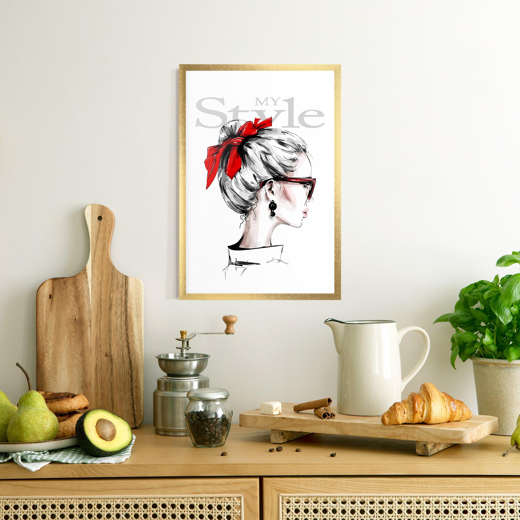 Gerahmte Poster My Style mockup 8