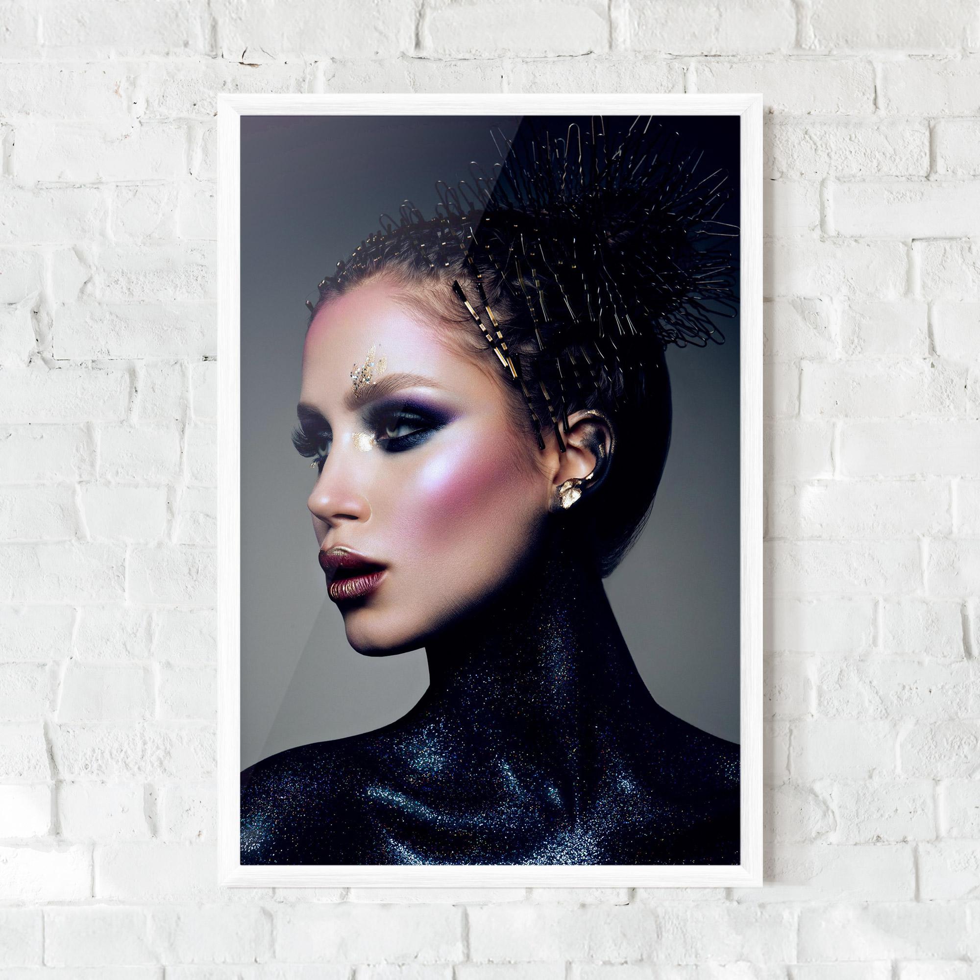 Gerahmte Poster Galaxy Neck mockup 0