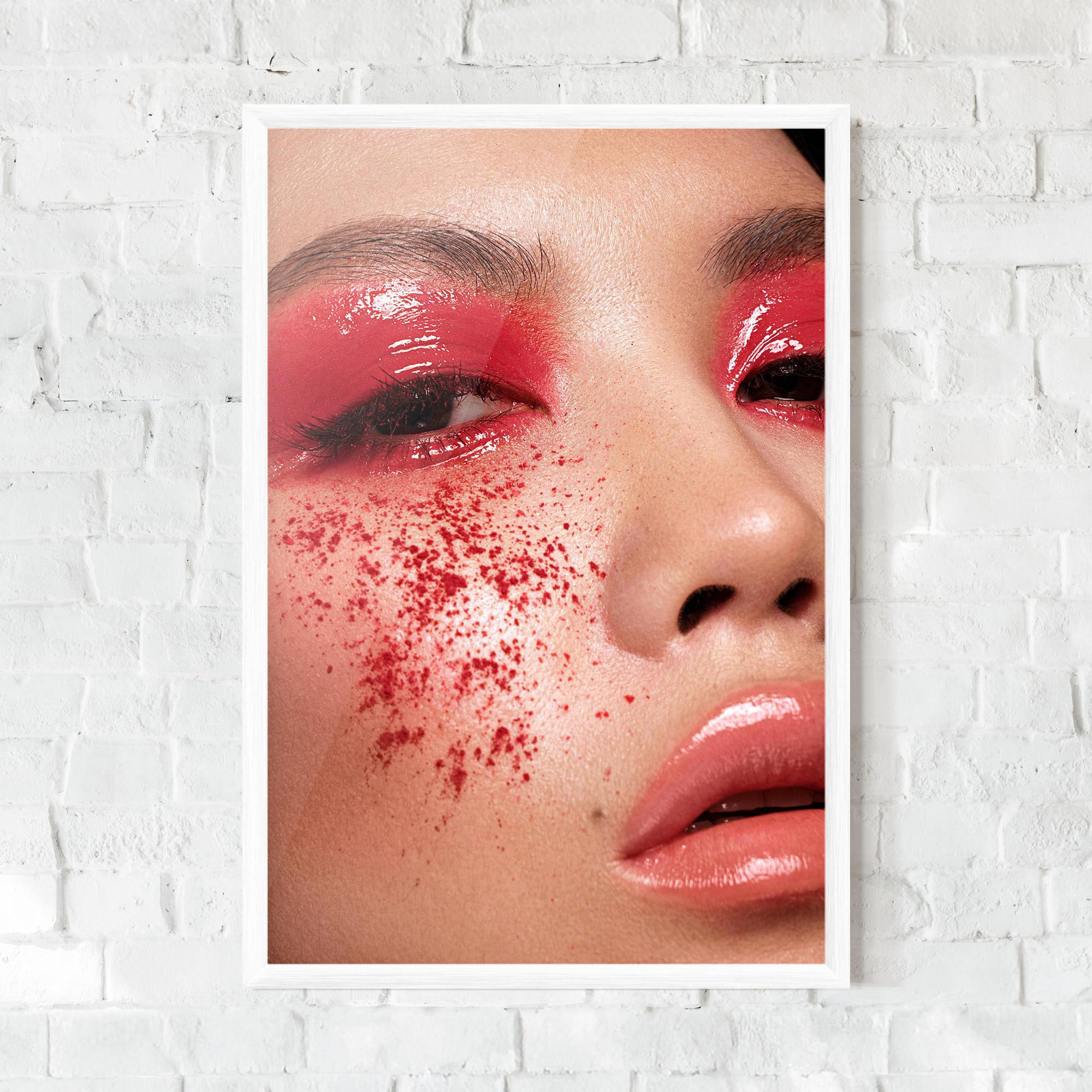 Gerahmte Poster Pretty Asian Makeup mockup 0