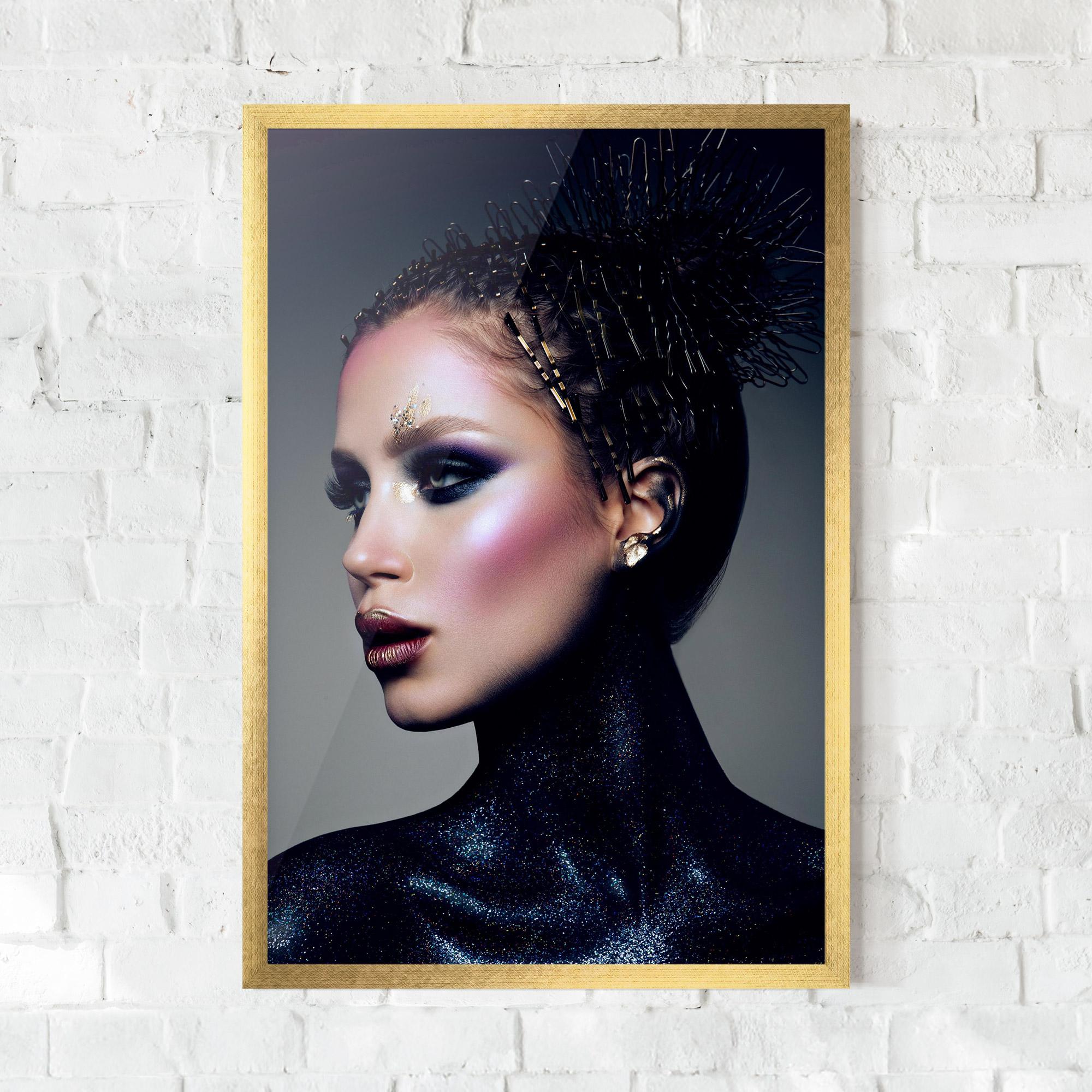 Gerahmte Poster Galaxy Neck mockup 0