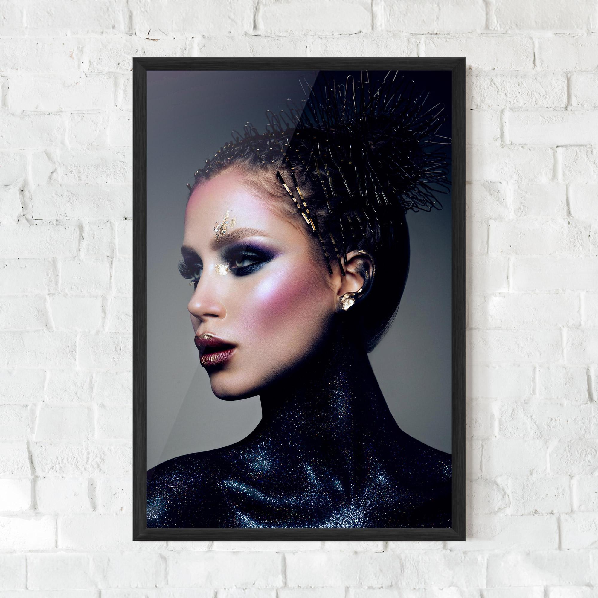 Gerahmte Poster Galaxy Neck mockup 0