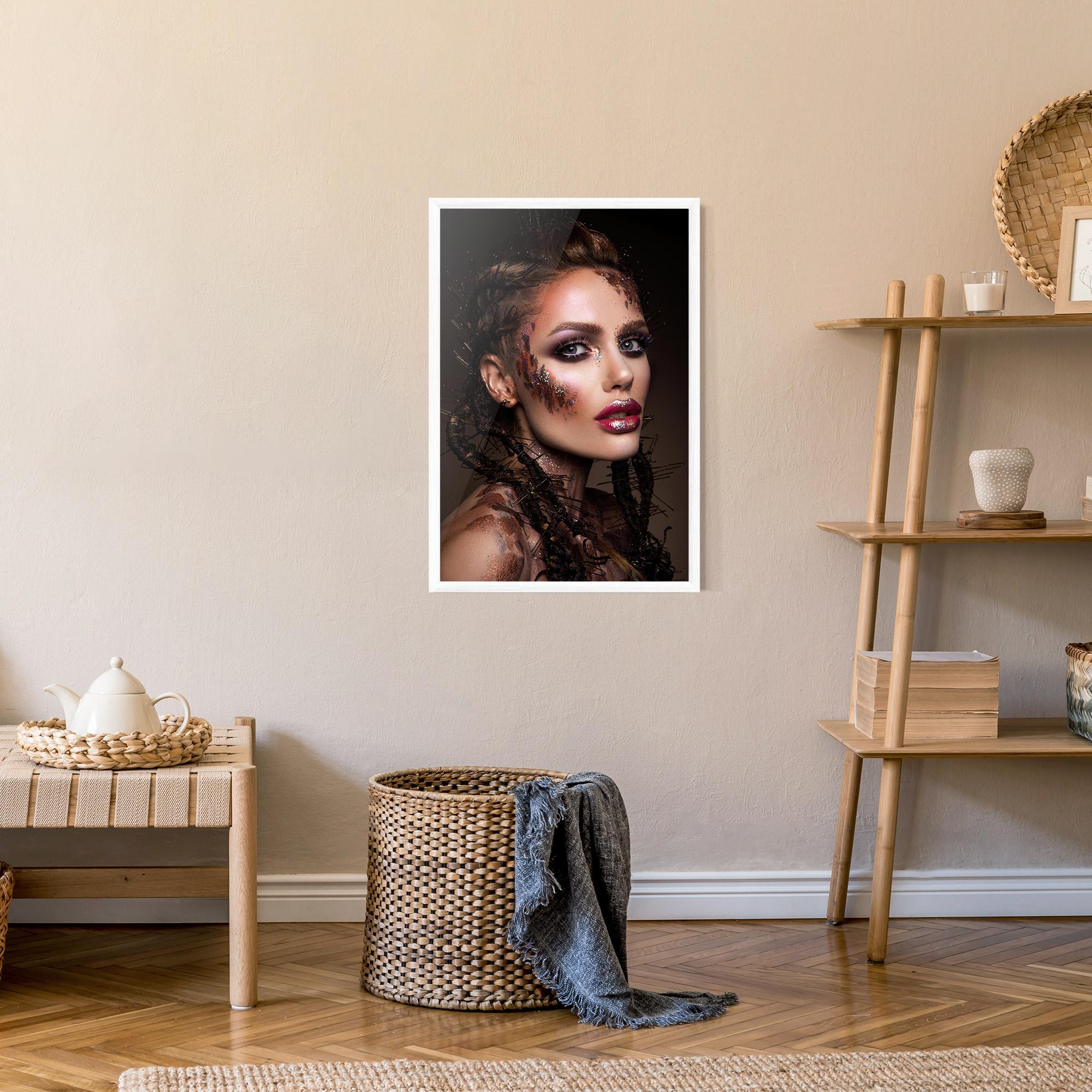 Gerahmte Poster Purple Eyelashes mockup 9