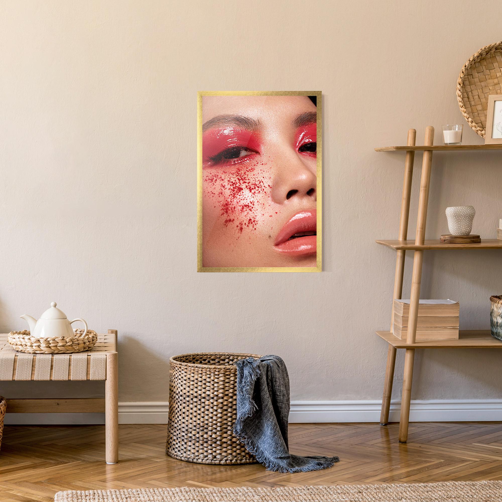 Gerahmte Poster Pretty Asian Makeup mockup 9
