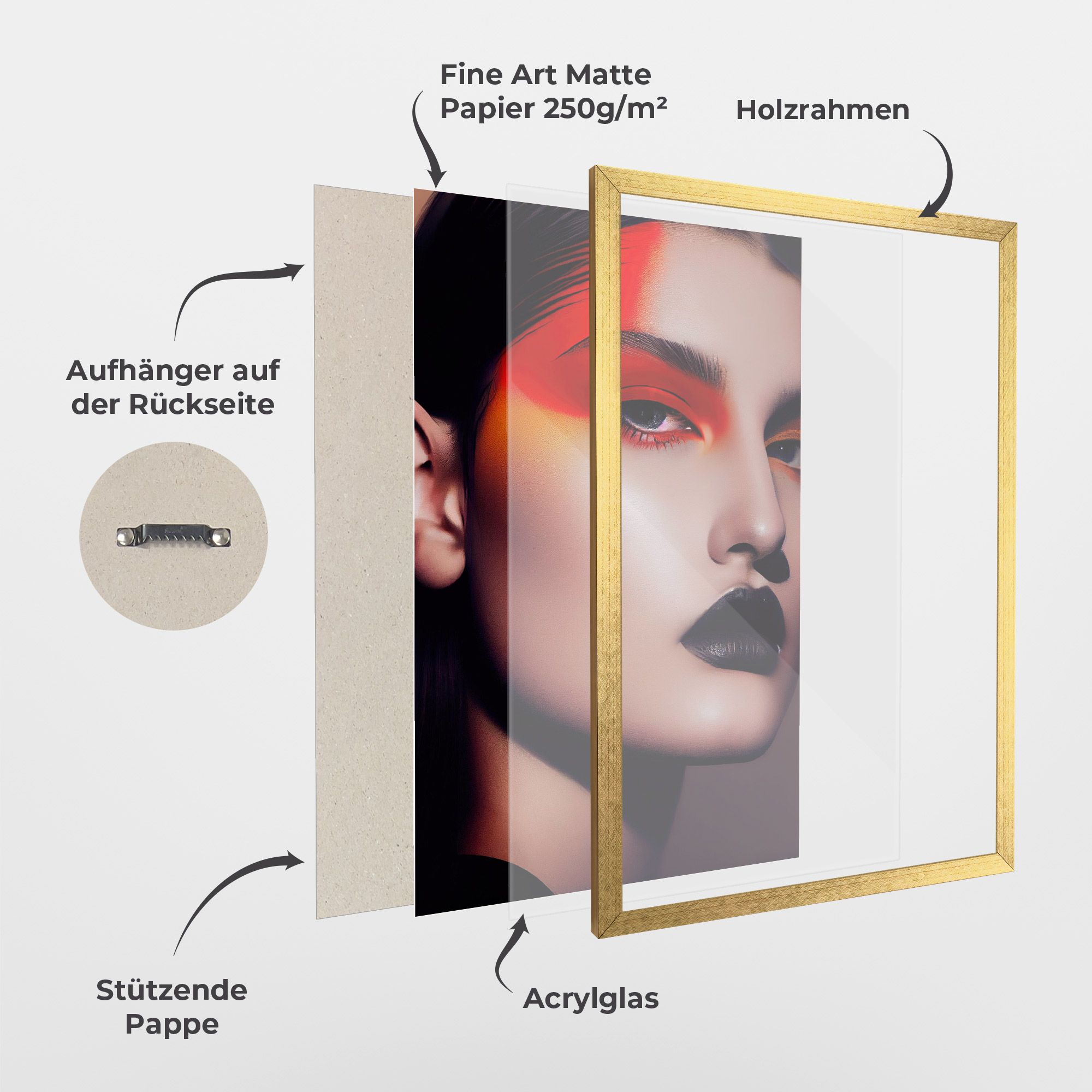 Strong Red Makeup mockup 1