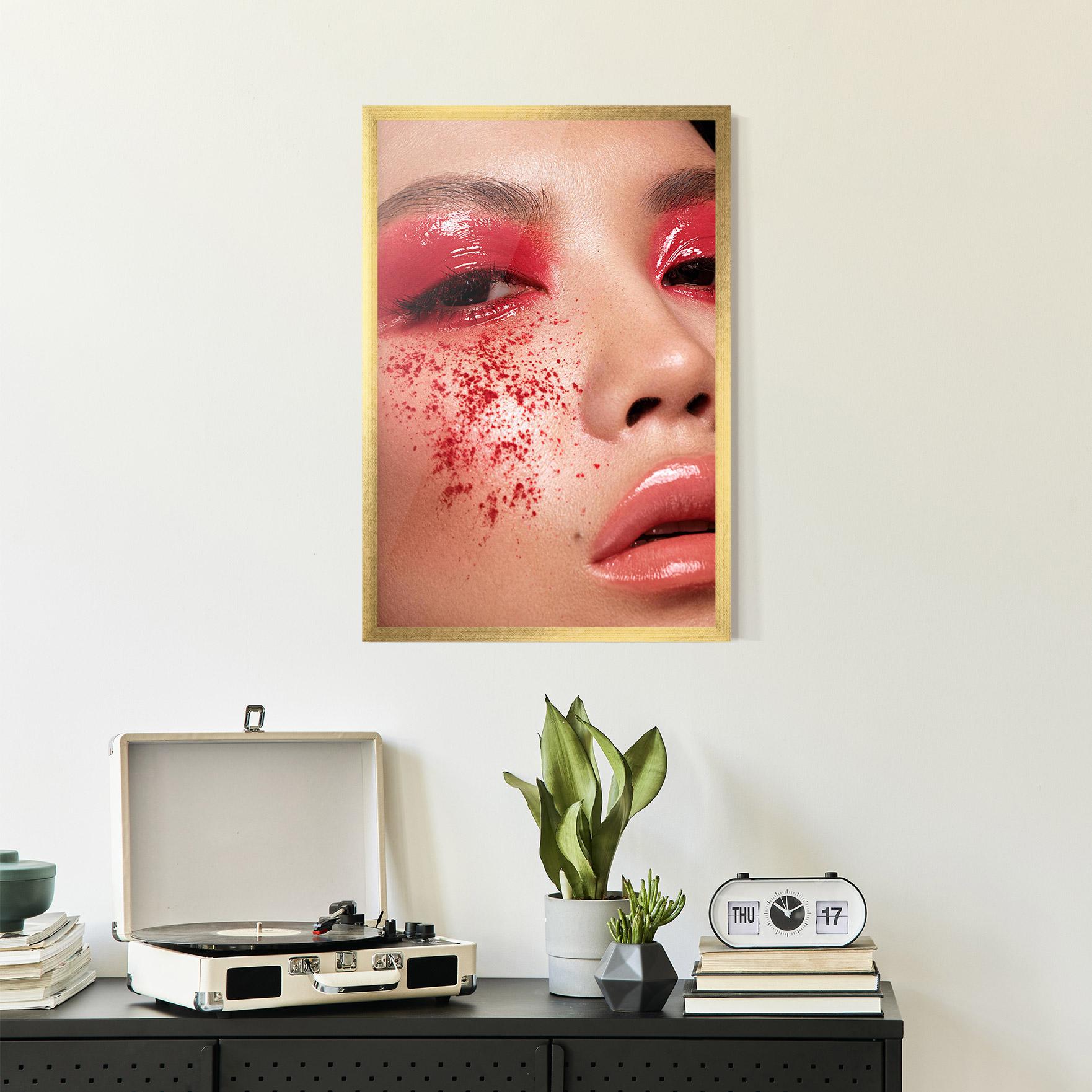 Gerahmte Poster Pretty Asian Makeup mockup 2